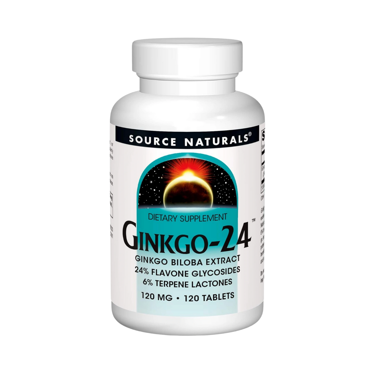 Source Naturals, Ginkgo-24, 120 Mg, 120 Tablets