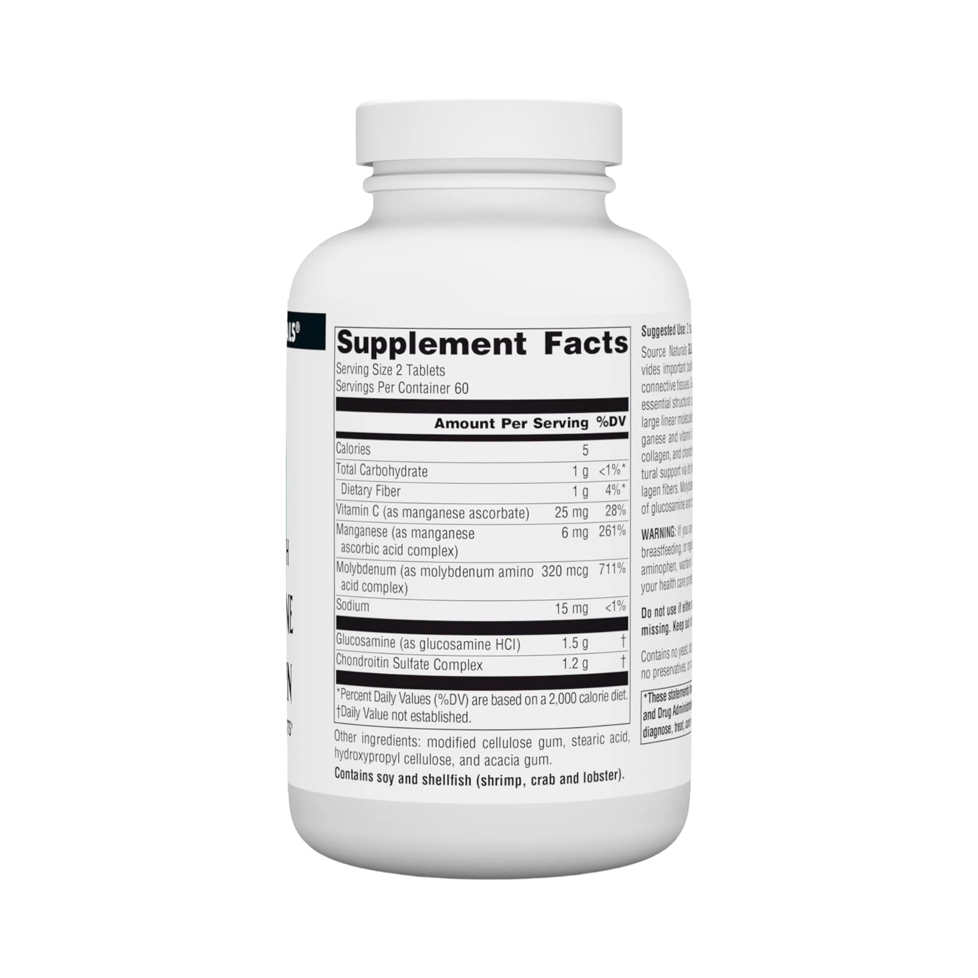Source Naturals, Glucosamine Chondroitin, Extra Strength, 120 Tablets