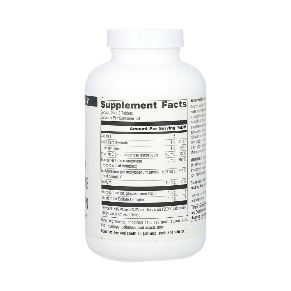 Source Naturals, Glucosamine Chondroitin, Extra Strength, 30 Tablets