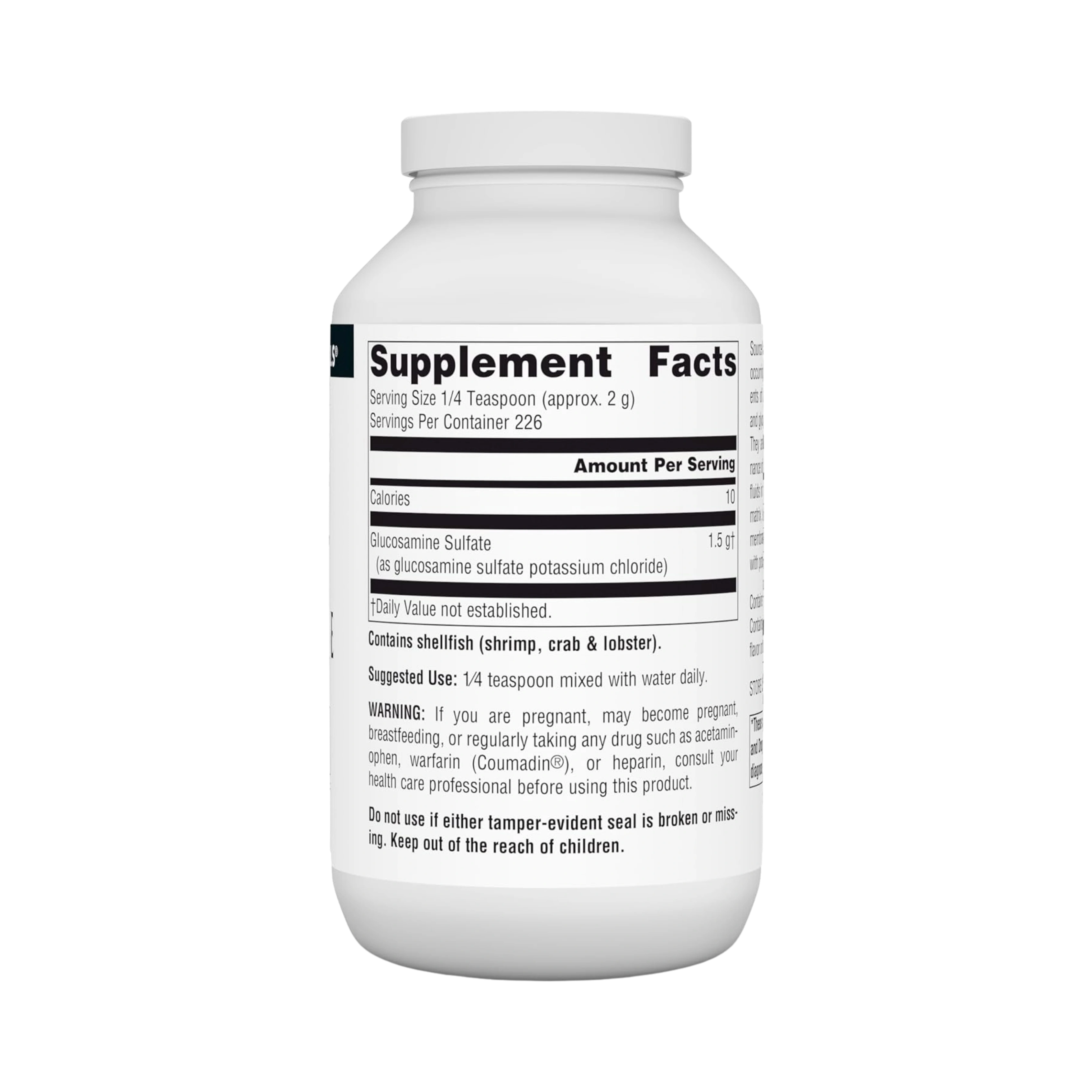 Source Naturals, Glucosamine Sulfate, 16 Powder