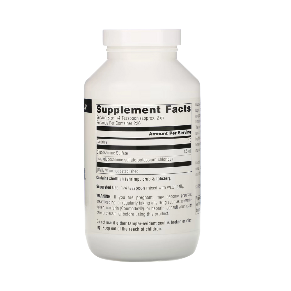 Source Naturals, Glucosamine Sulfate, 4 Powder