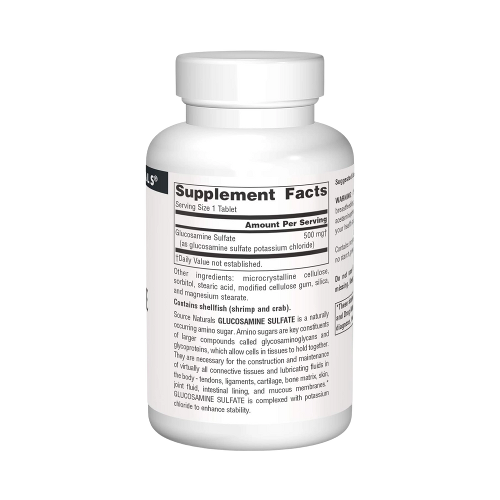 Source Naturals, Glucosamine Sulfate, 500 Mg, 120 Tablets