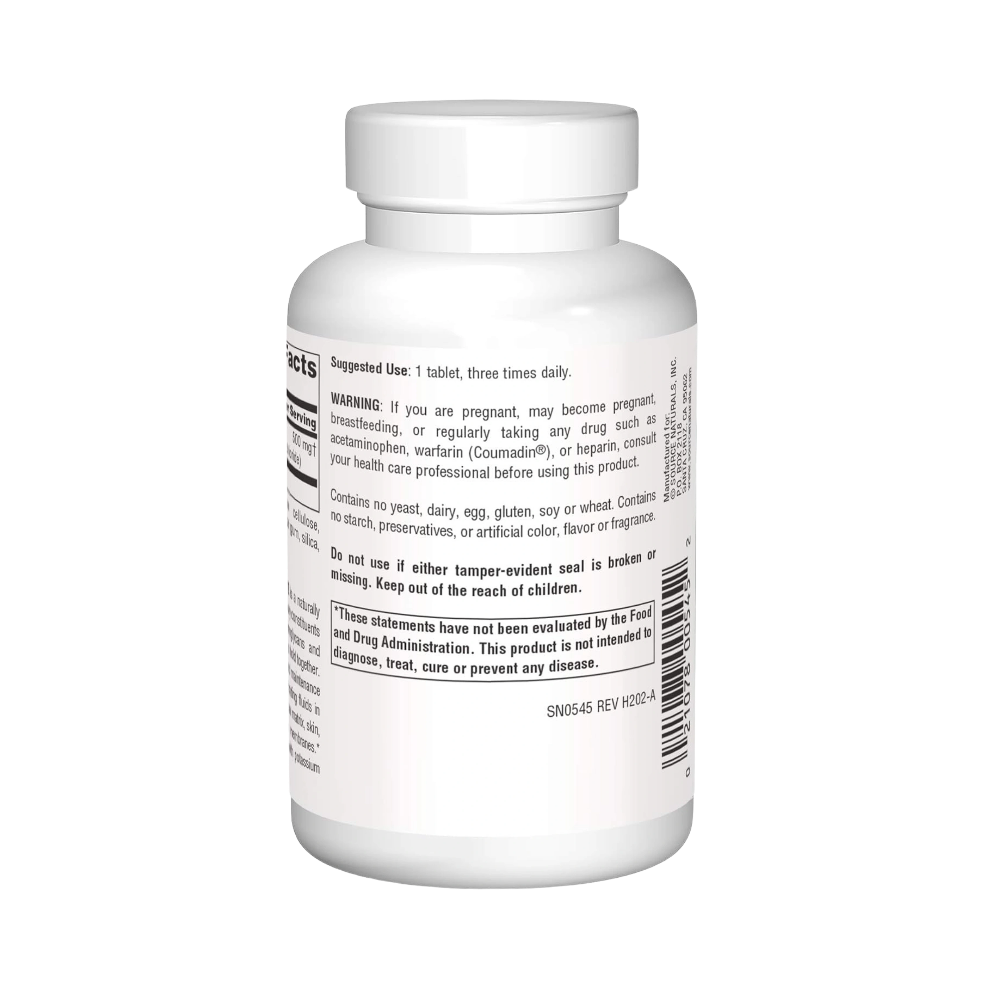 Source Naturals, Glucosamine Sulfate, 500 Mg, 120 Tablets