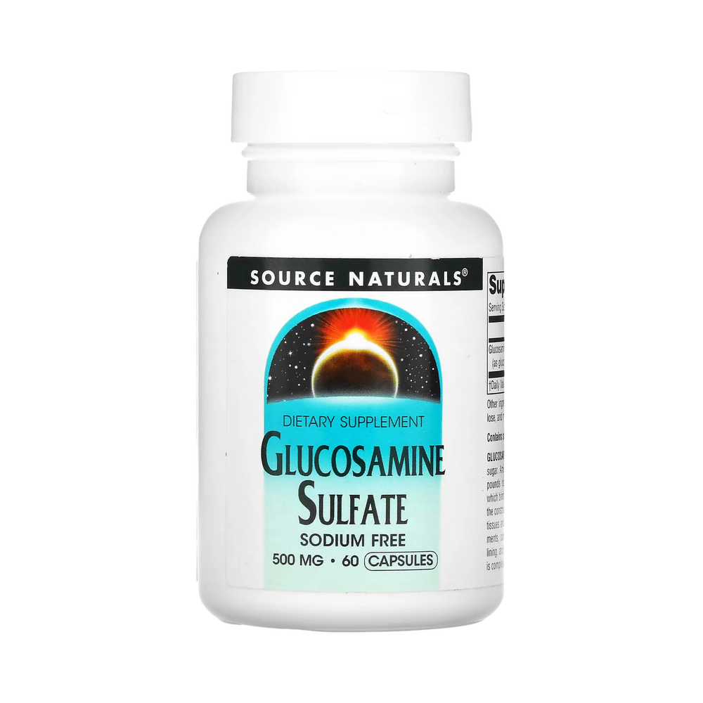 Source Naturals, Glucosamine Sulfate, 500 Mg, 60 Capsules