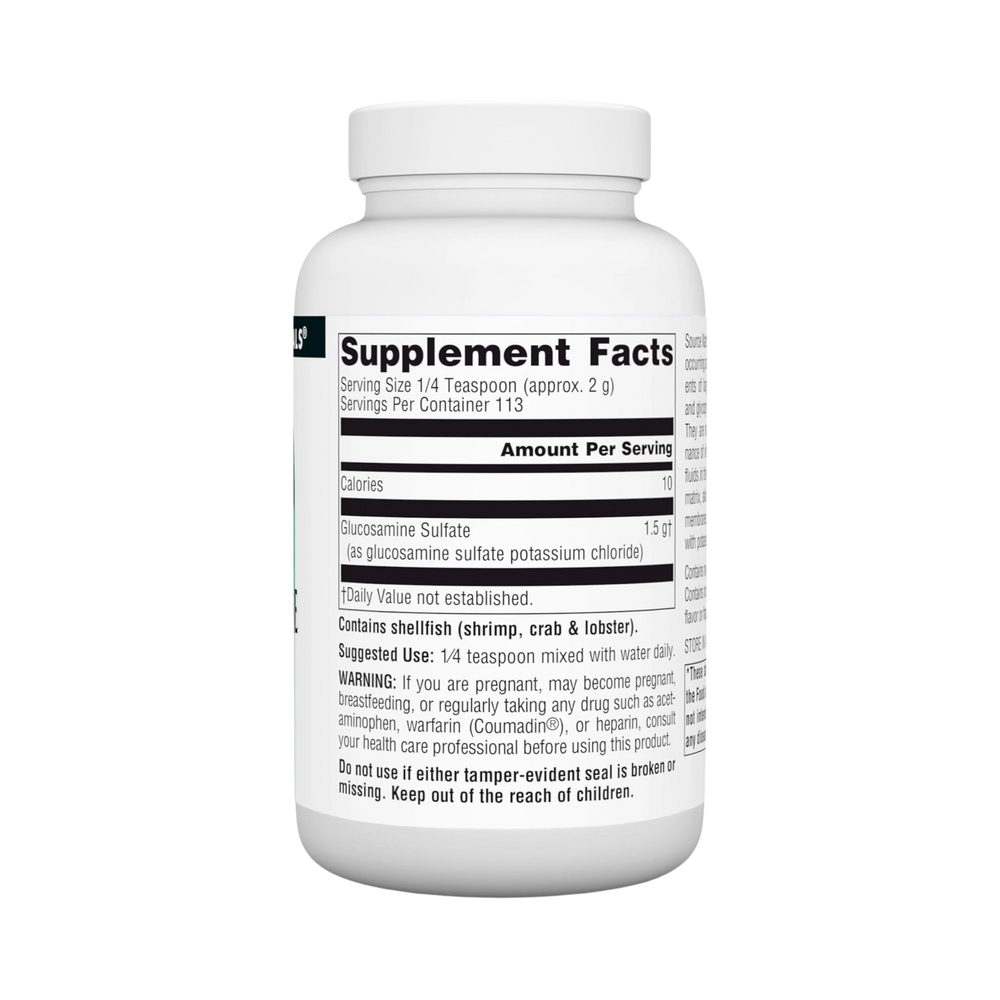 Source Naturals, Glucosamine Sulfate, 8 Powder