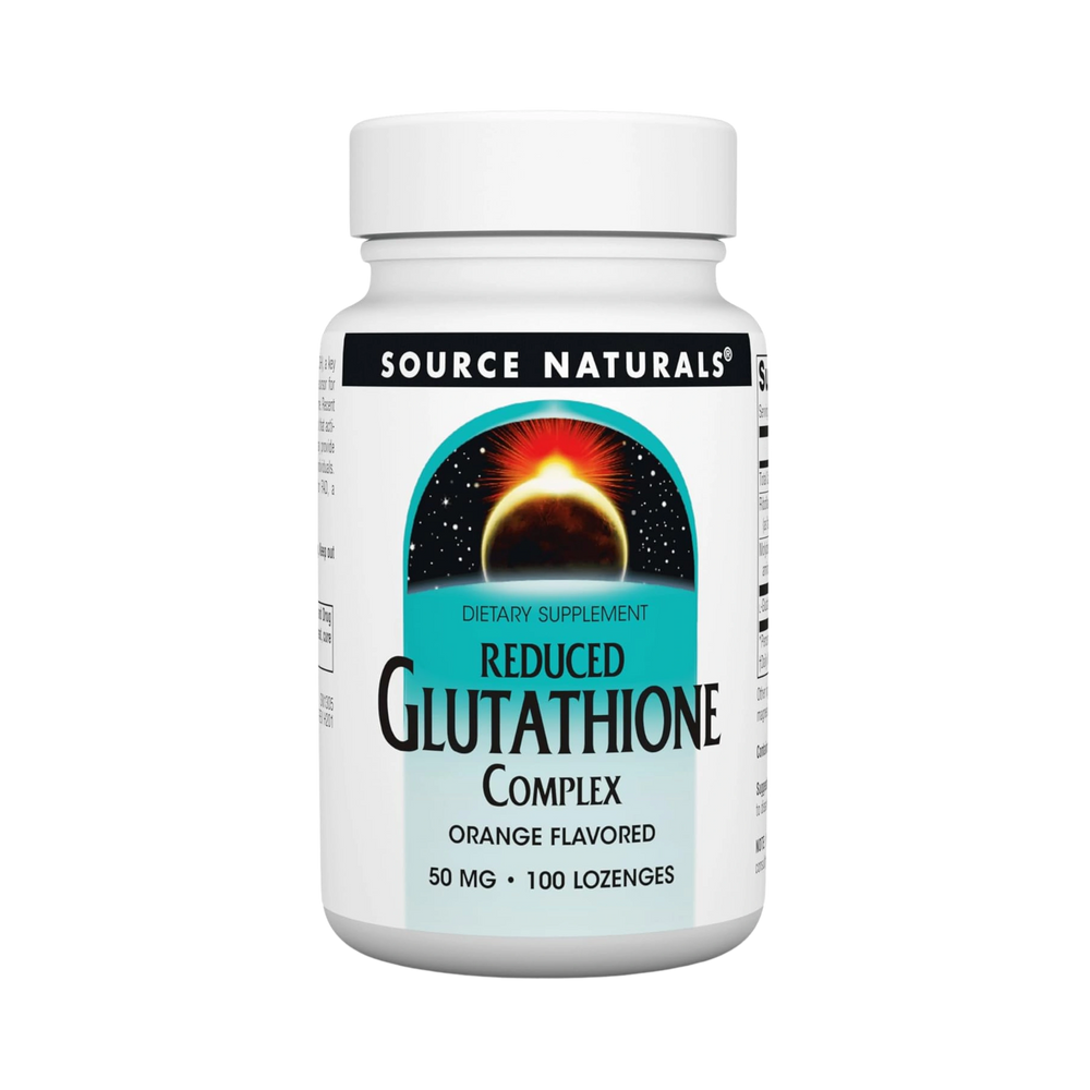Source Naturals, Glutathione Complex, Reduced, 50 Mg, 100 Orange Lozenge