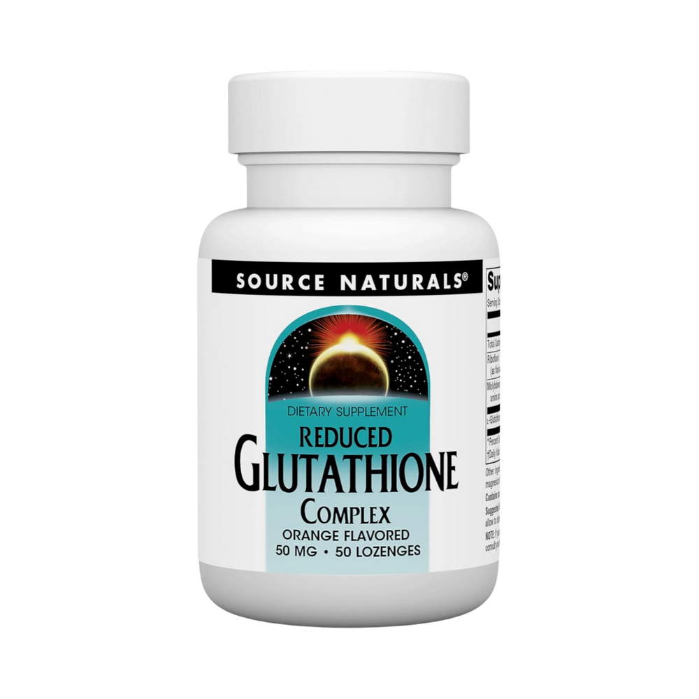 Source Naturals, Glutathione Complex, Reduced, 50 Mg, 50 Orange Lozenge