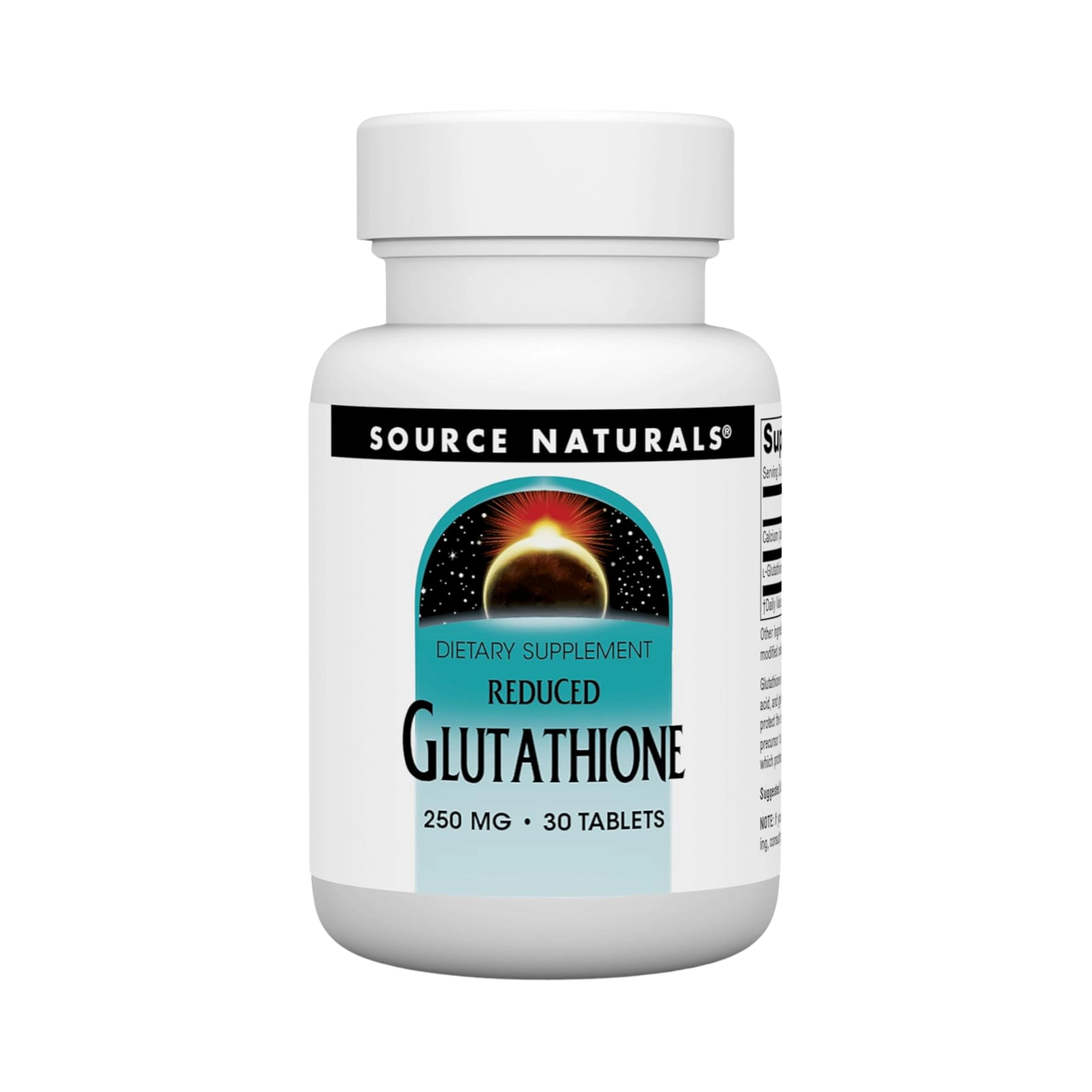 Source Naturals, Glutathione, Reduced, 250 Mg, 30 Tablets