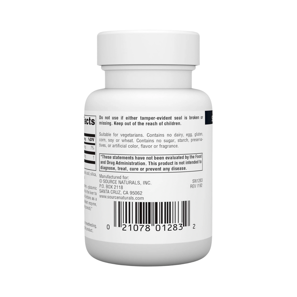 Source Naturals, Glutathione, Reduced, 250 Mg, 60 Tablets