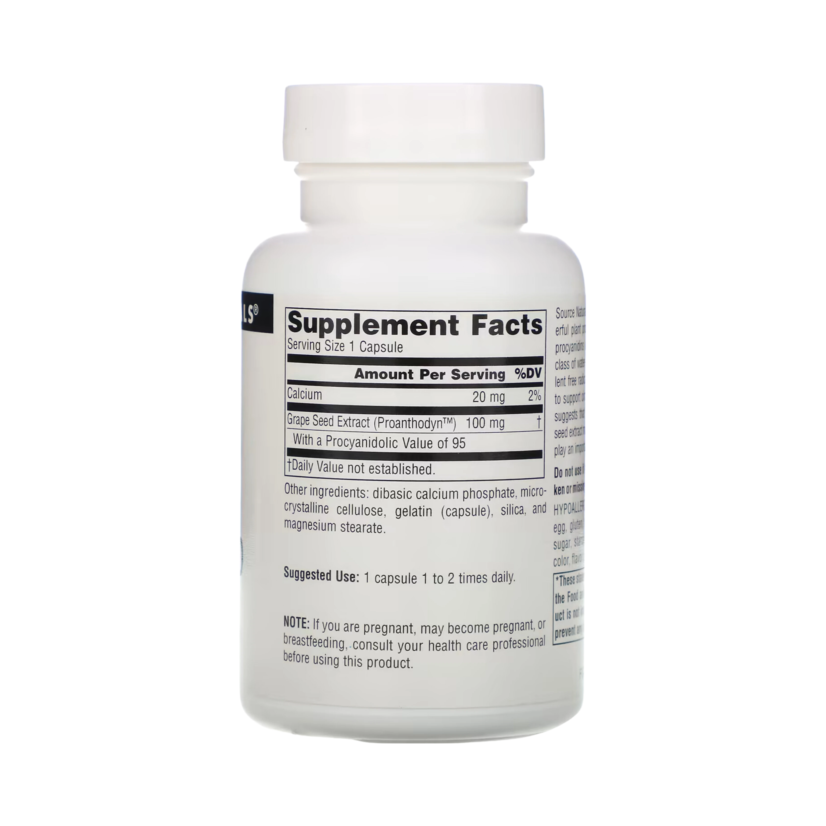 Source Naturals, Grape Seed Extract, Proanthodyn, 100 Mg, 120 Caps