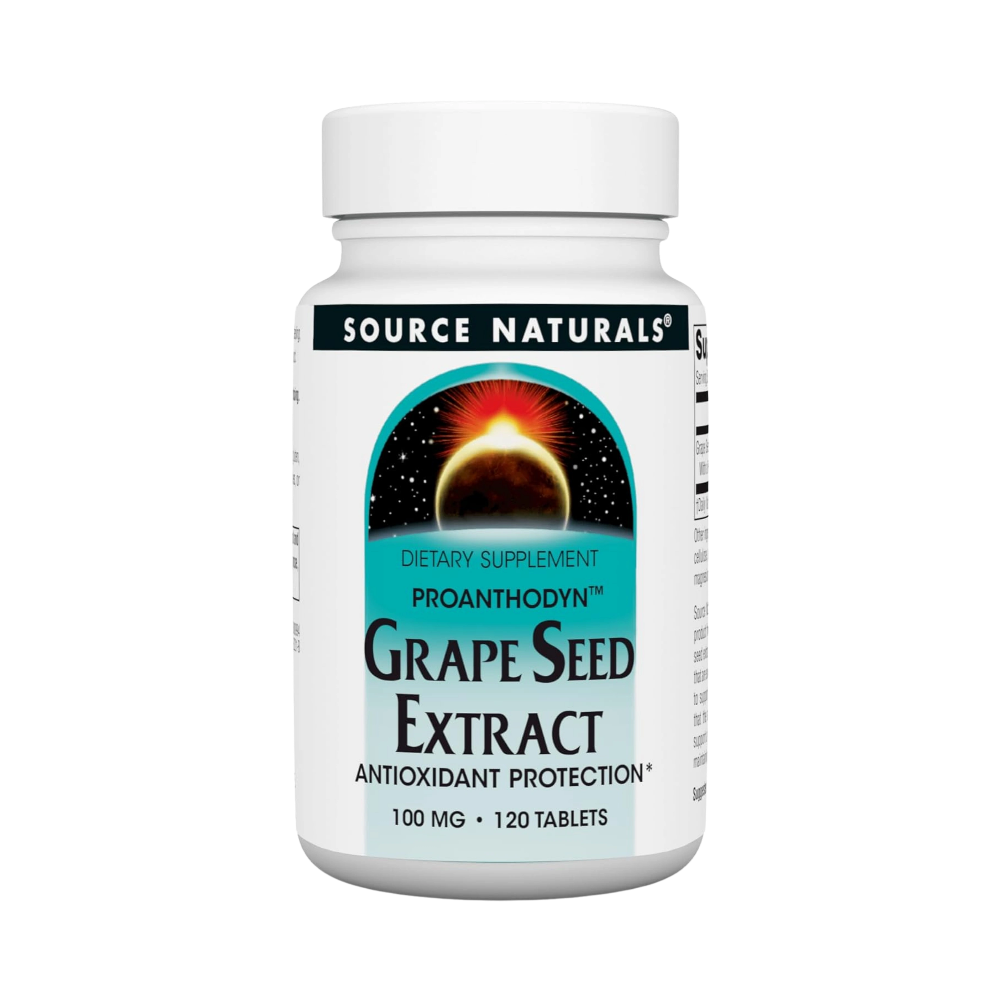 Source Naturals, Grape Seed Extract, Proanthodyn, 100 Mg, 120 Tablets