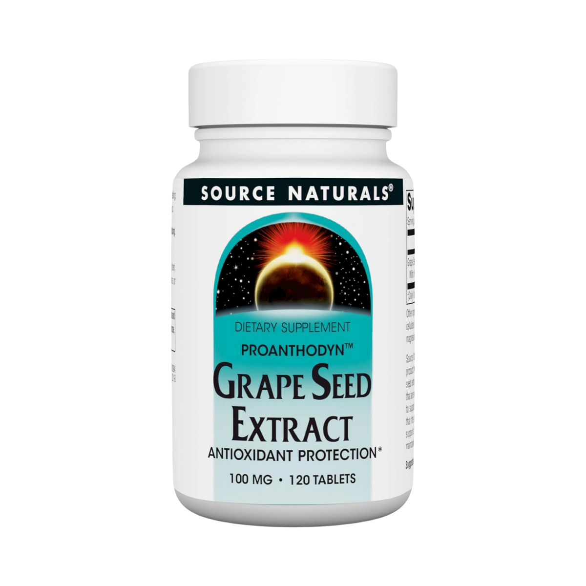Source Naturals, Grape Seed Extract, Proanthodyn, 100 Mg, 120 Tablets