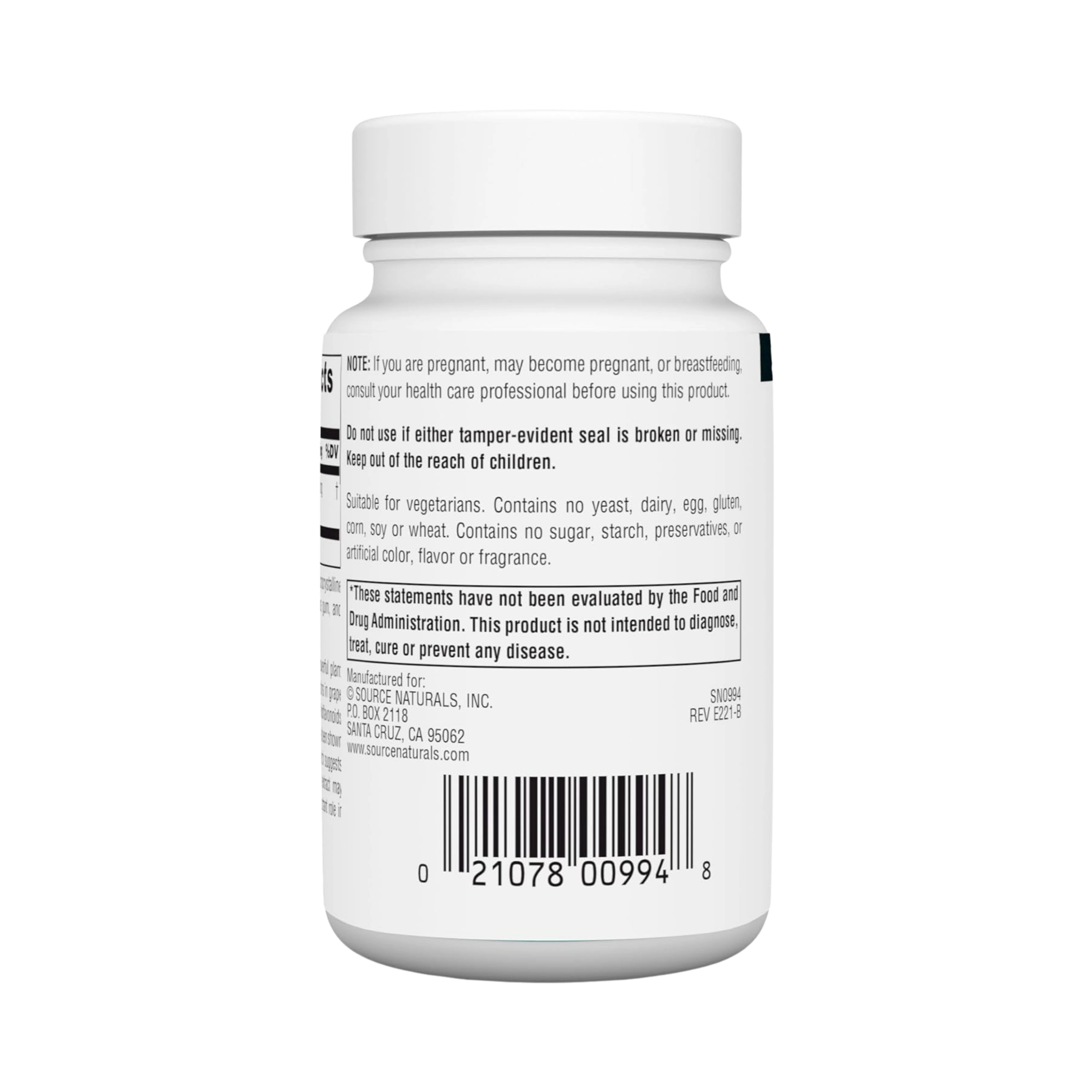 Source Naturals, Grape Seed Extract, Proanthodyn, 100 Mg, 120 Tablets