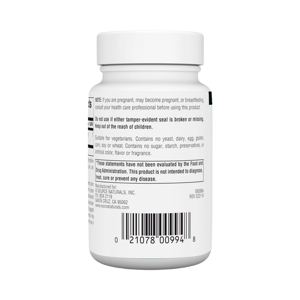 Source Naturals, Grape Seed Extract, Proanthodyn, 100 Mg, 120 Tablets