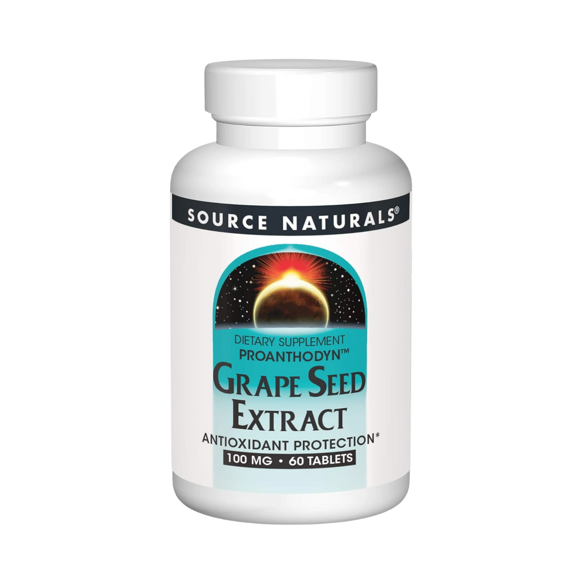 Source Naturals, Grape Seed Extract, Proanthodyn, 100 Mg, 60 Tablets