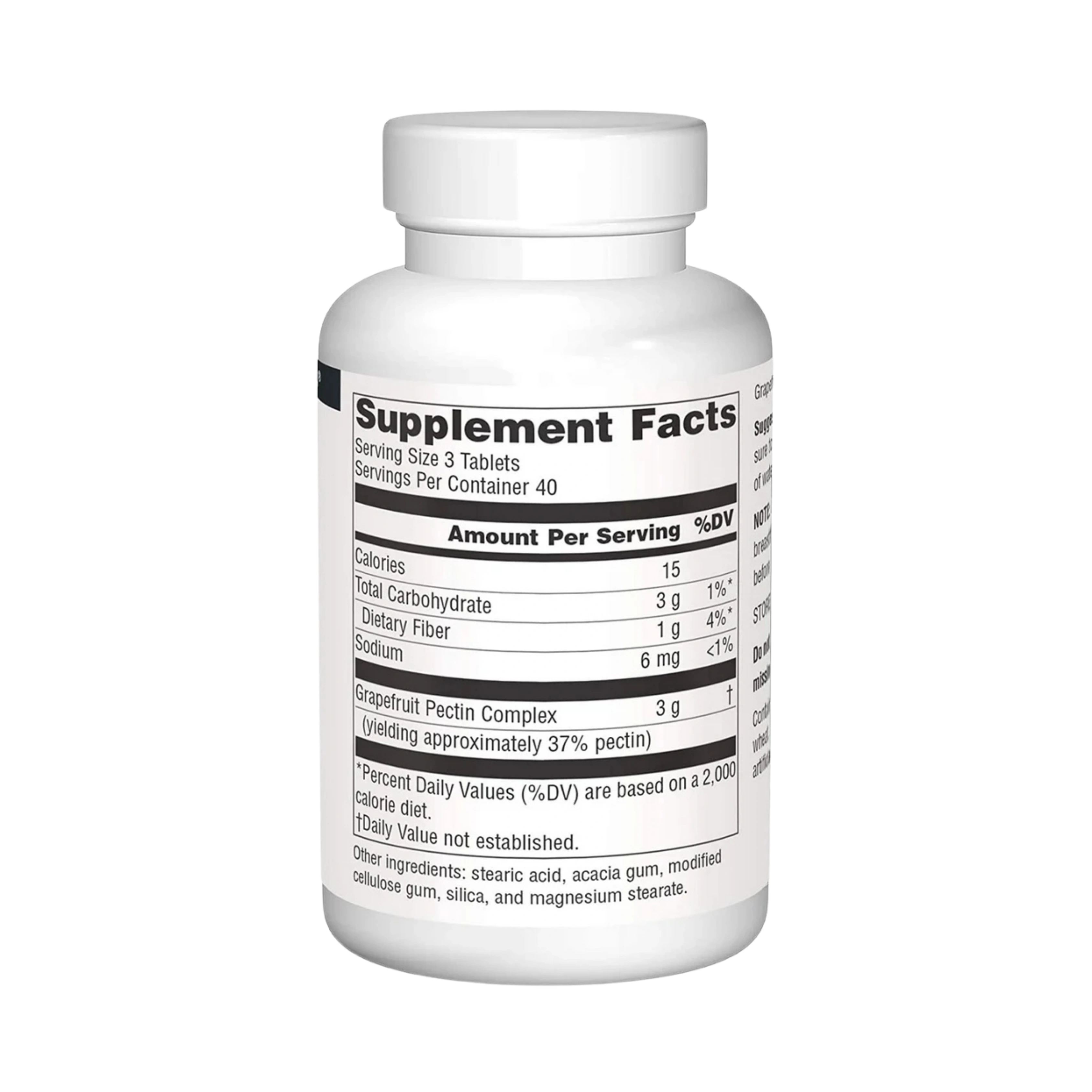 Source Naturals, Grapefruit Pectin, 120 Tablets