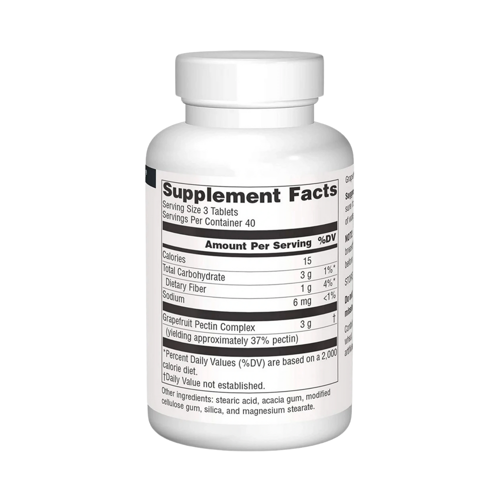 Source Naturals, Grapefruit Pectin, 120 Tablets
