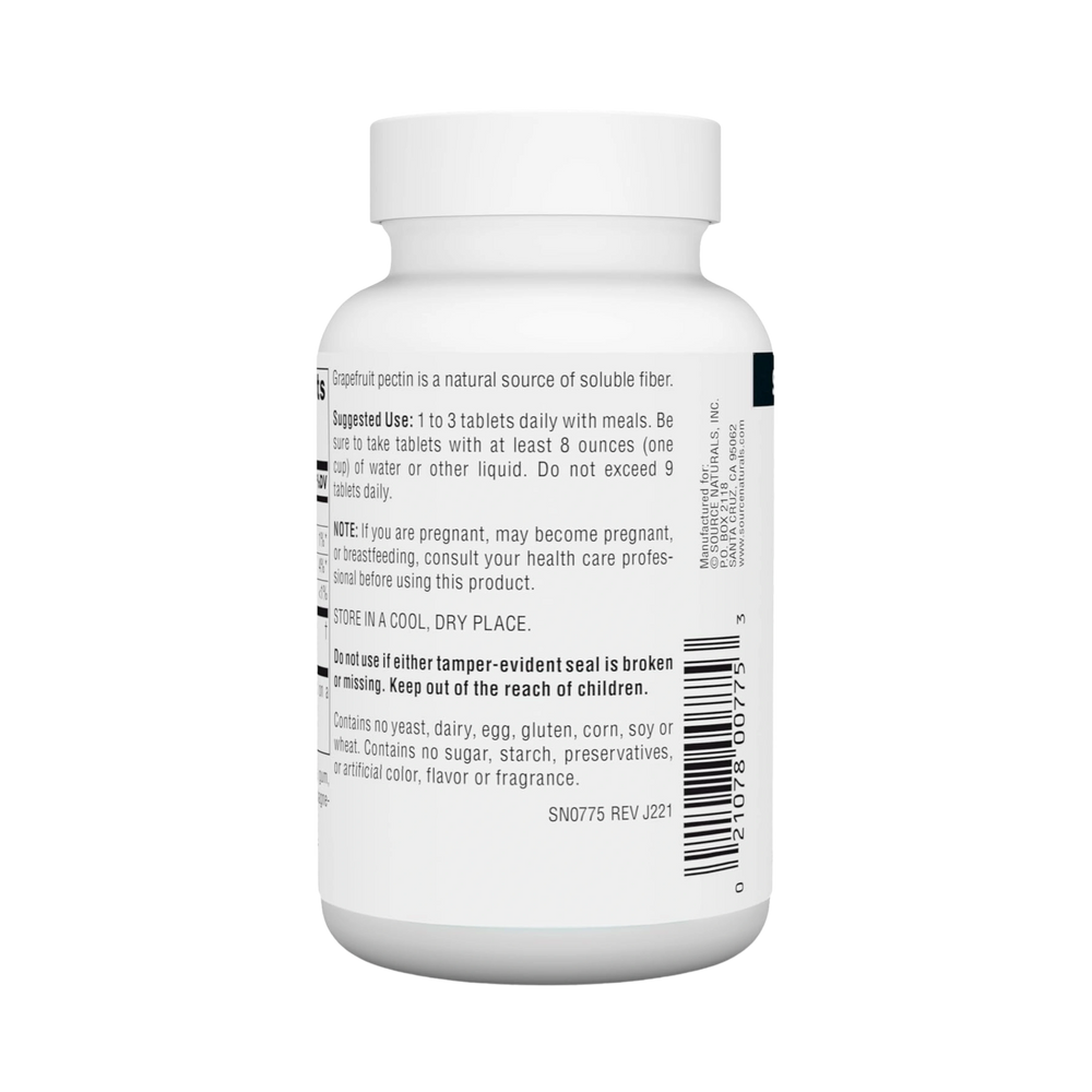 Source Naturals, Grapefruit Pectin, 60 Tablets