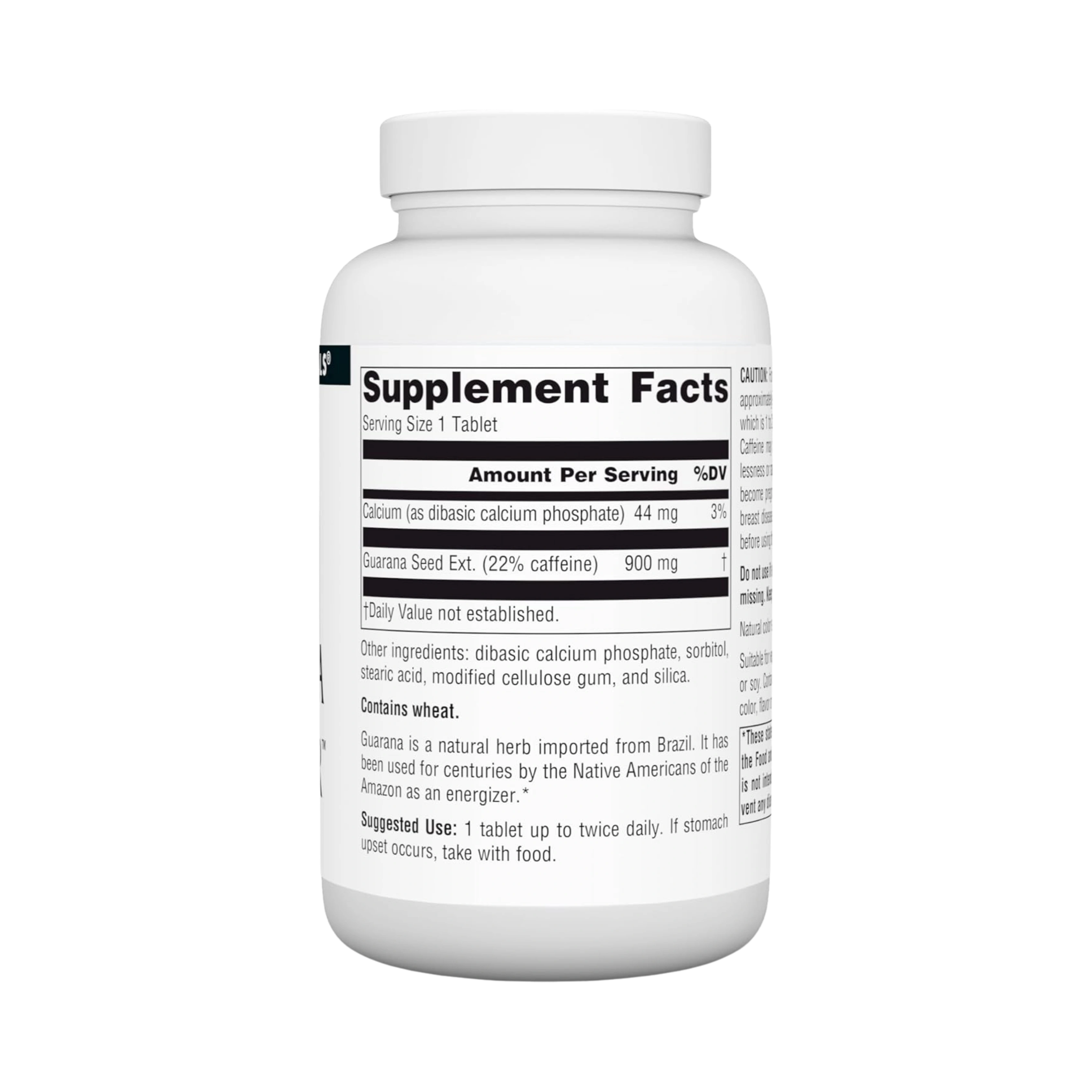 Source Naturals, Guarana Energizer, 900 Mg, 100 Tablets