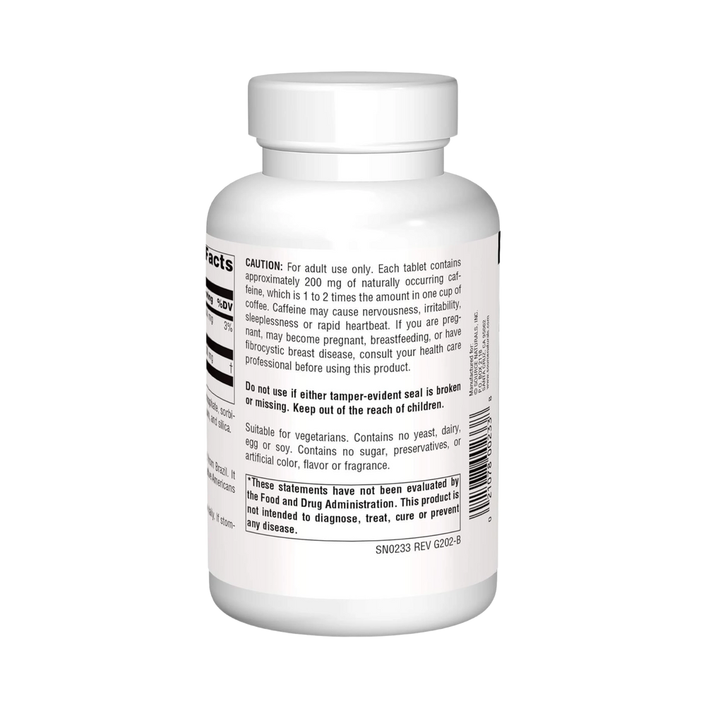 Source Naturals, Guarana Energizer, 900 Mg, 200 Tablets