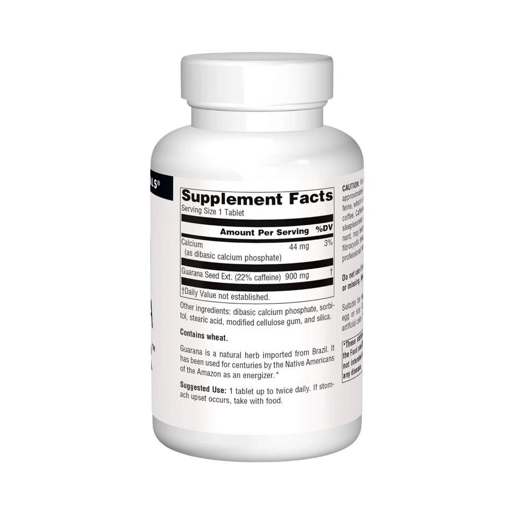 Source Naturals, Guarana Energizer, 900 Mg, 200 Tablets