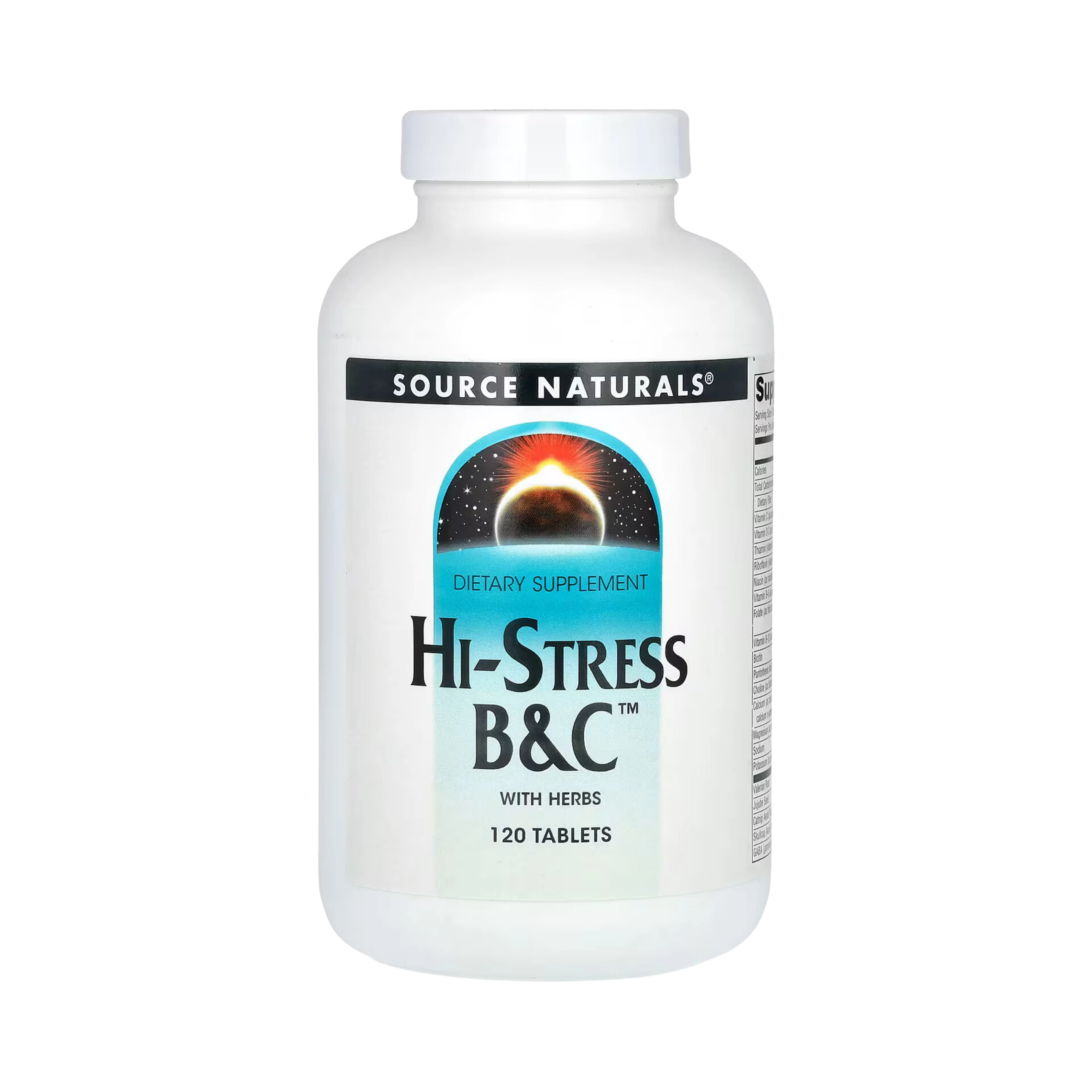 Source Naturals, Hi-Stress B&C, 120 Tablets