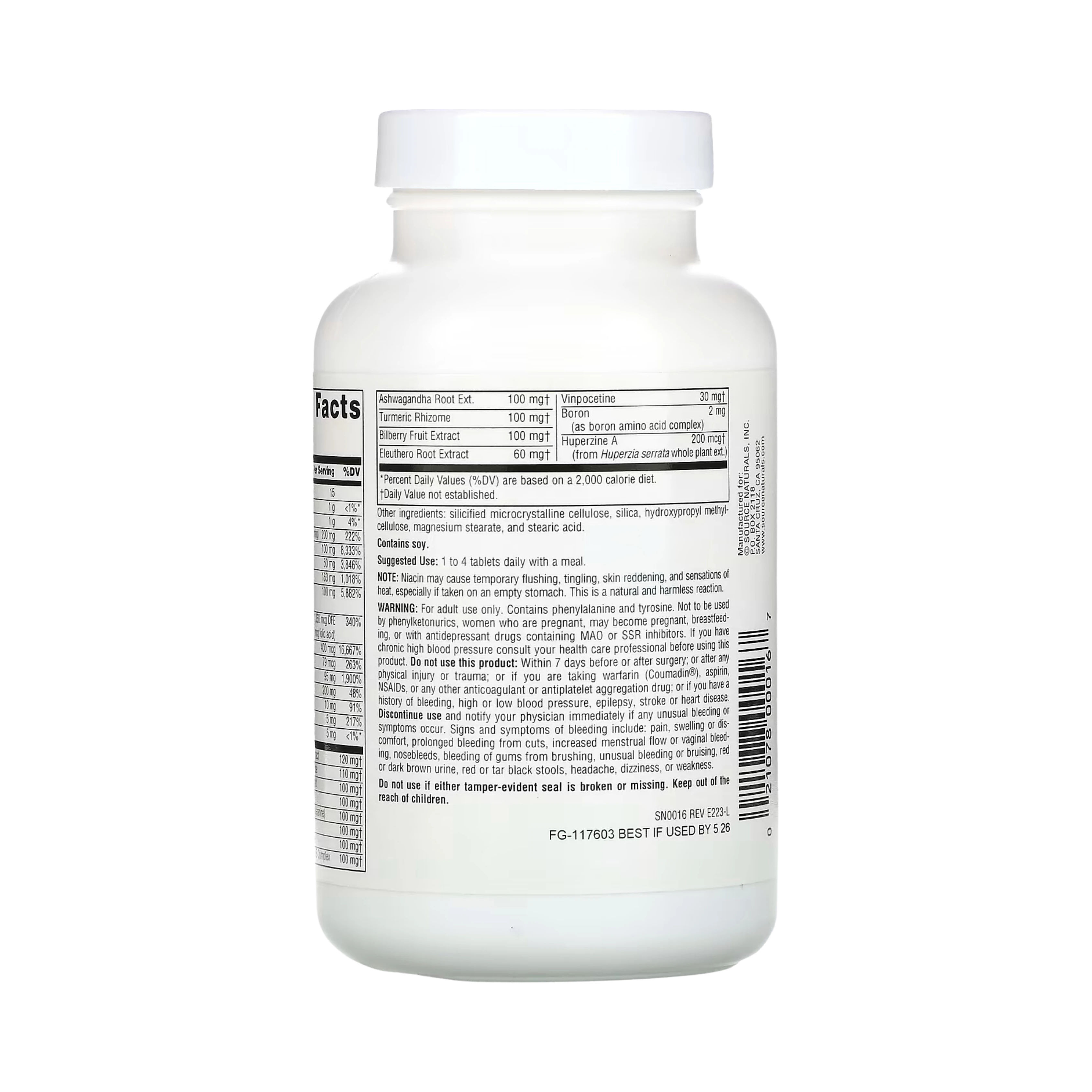 Source Naturals, Higher Mind, 120 Tablets
