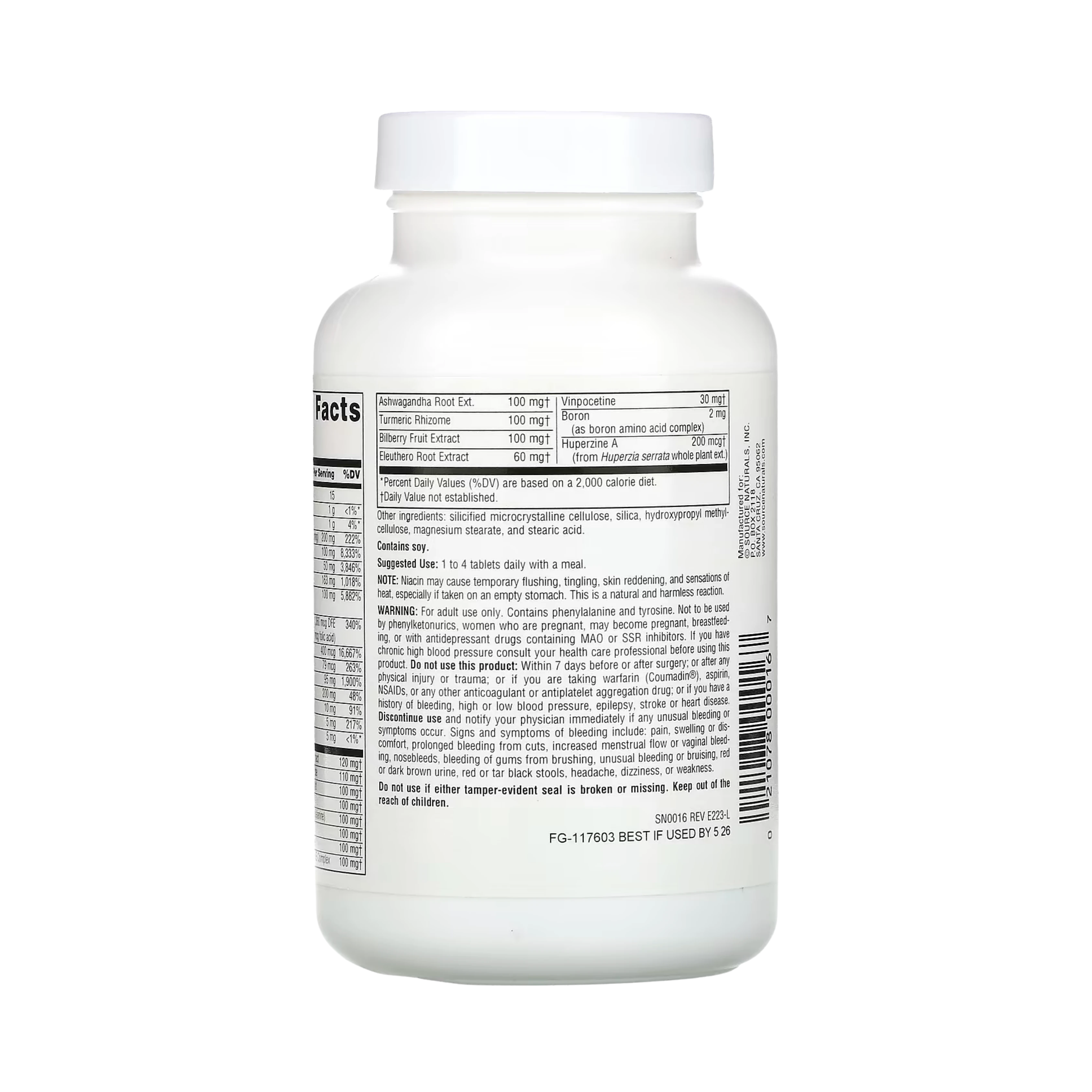 Source Naturals, Higher Mind, 90 Tablets