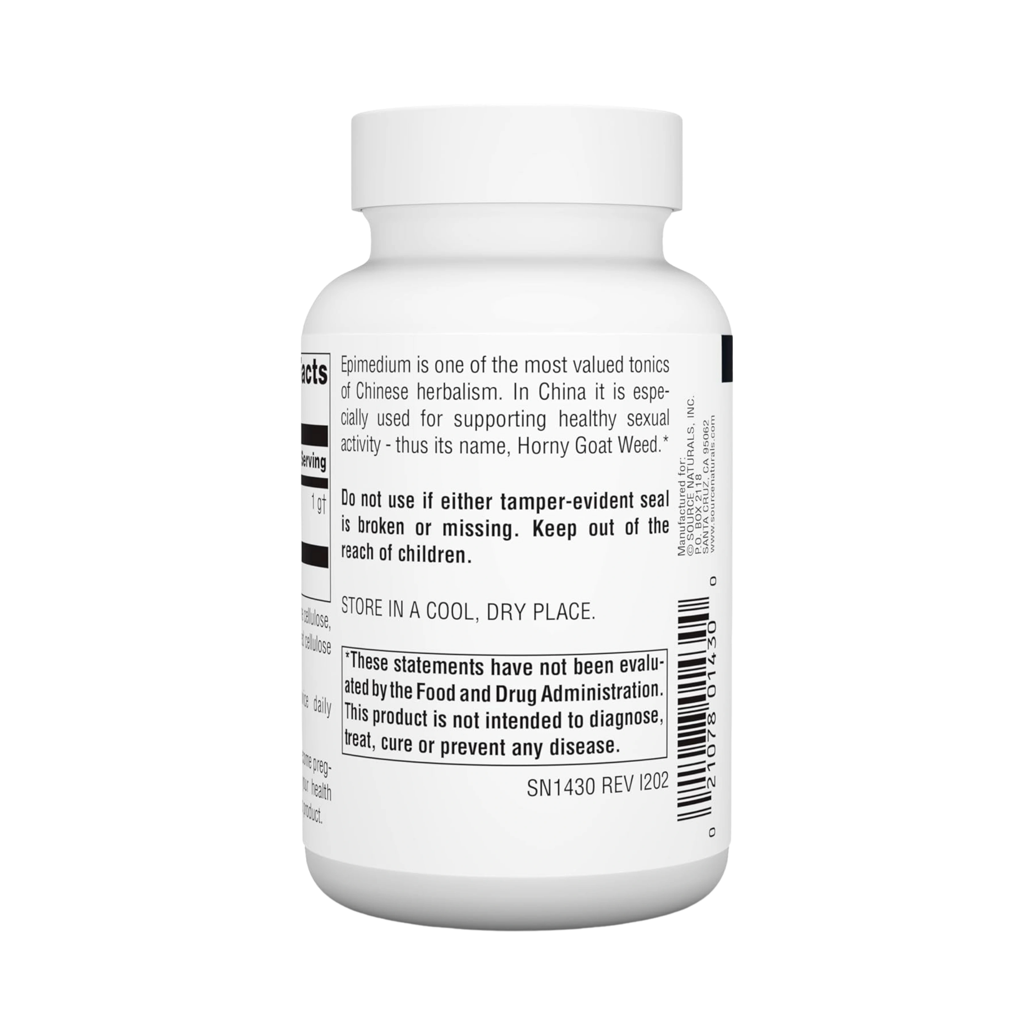 Source Naturals, Horny Goat Weed, 1000 Mg, 60 Tablets