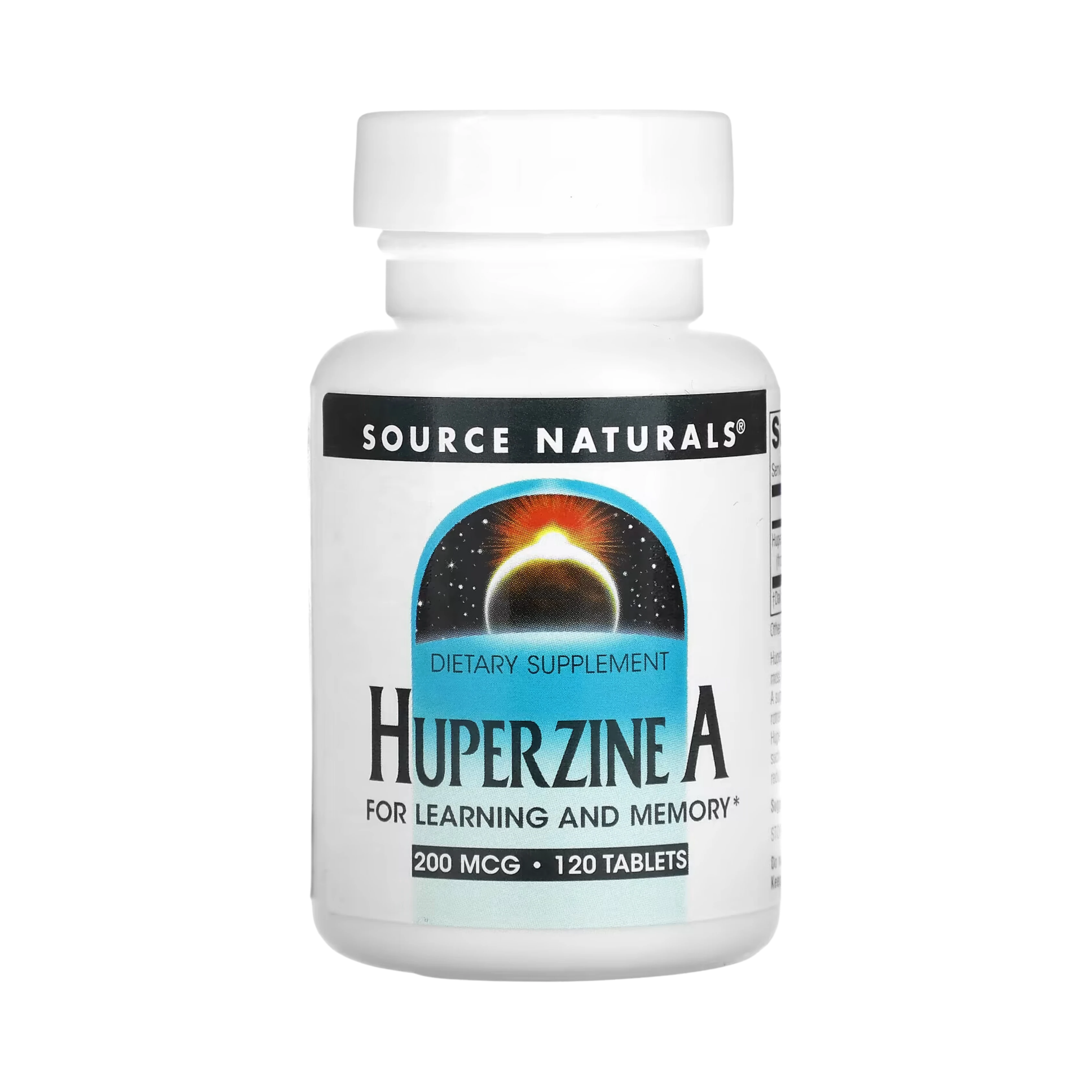 Source Naturals, Huperzine A, 200 Mcg, 120 Tablets