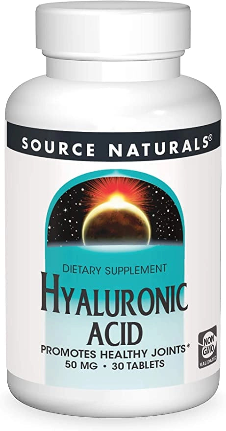 Source Naturals, Hyaluronic Acid 50mg (30, 60, 120) Tabs | Maple Herbs