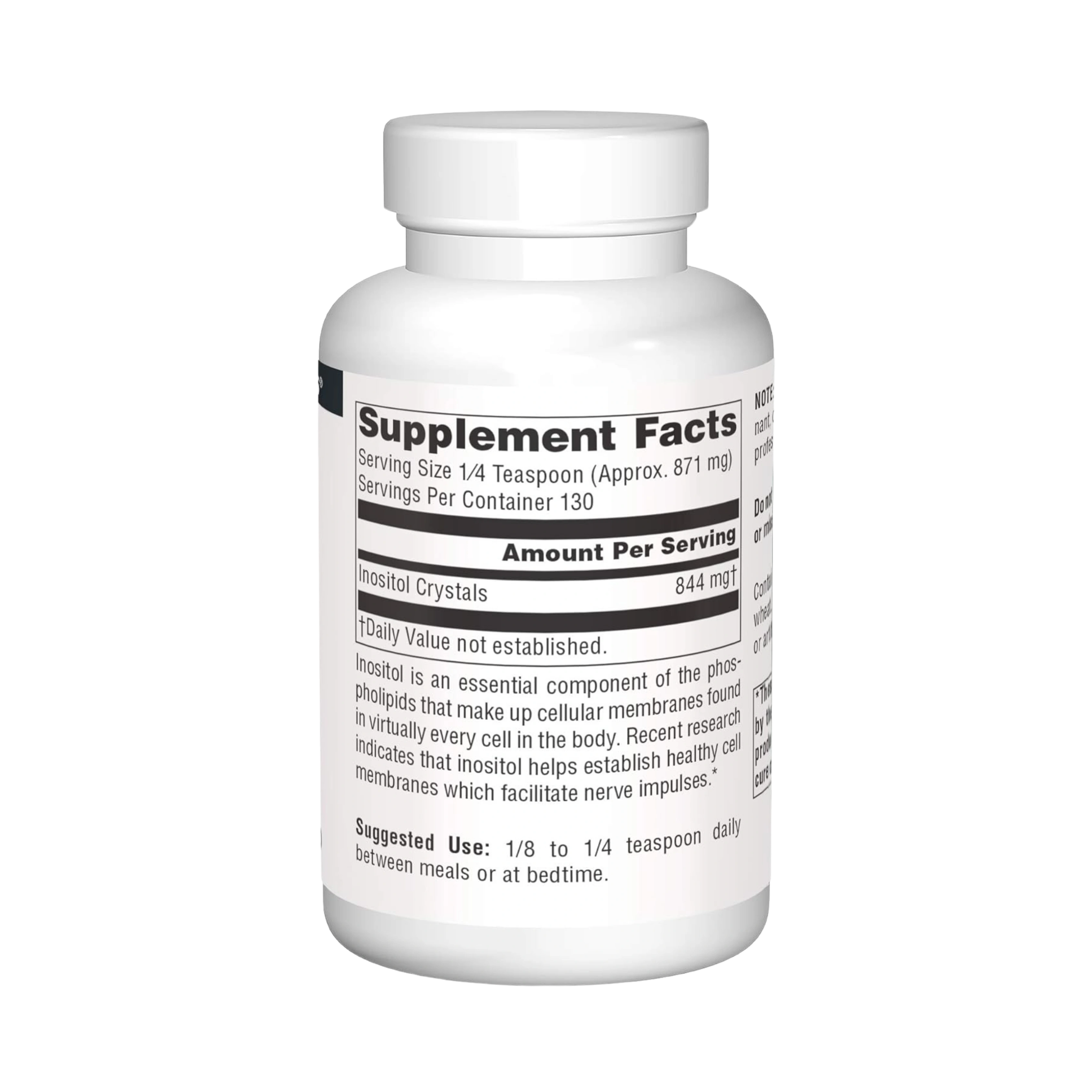 Source Naturals, Inositol, Pure 4 Oz Crystals