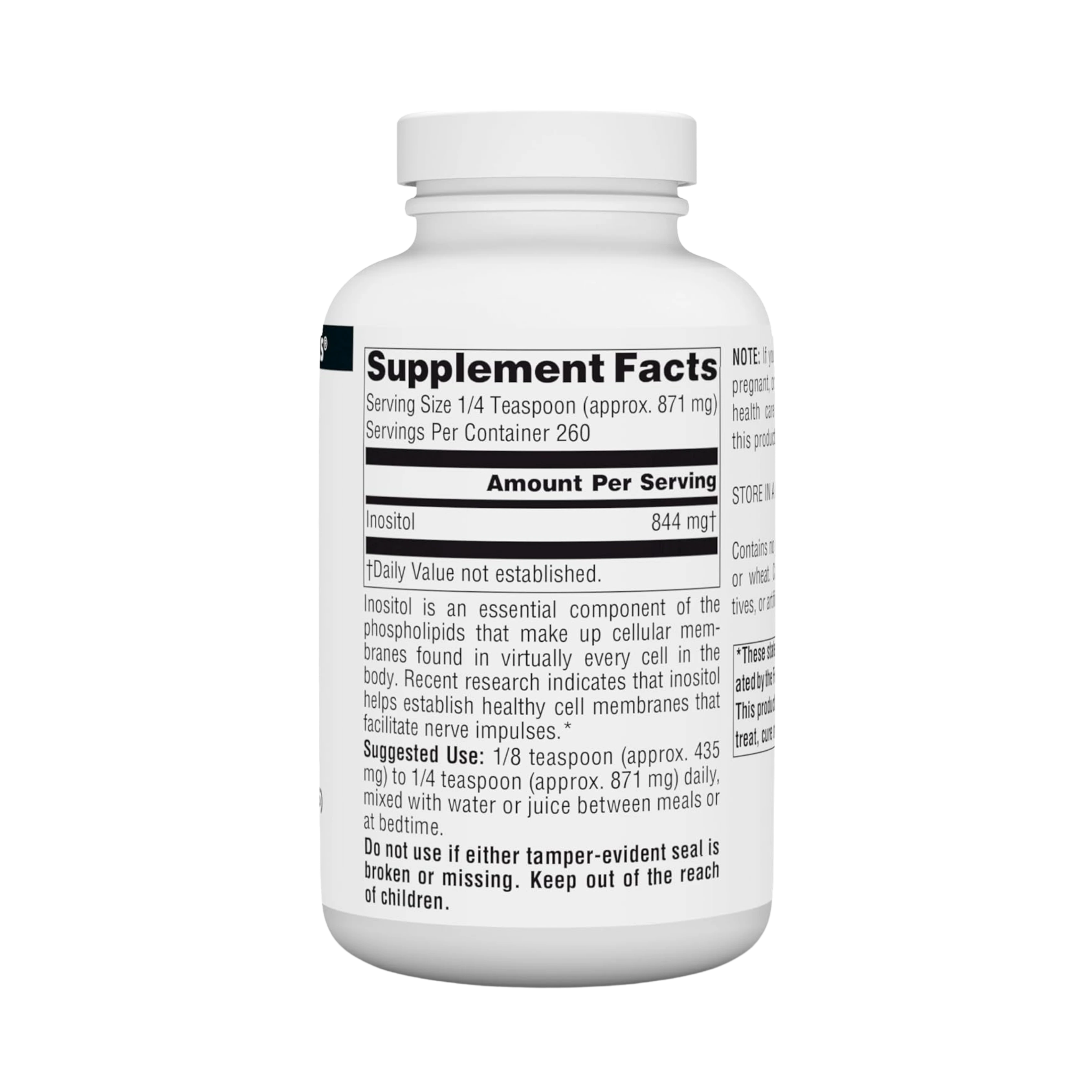Source Naturals, Inositol, Pure 8 Oz Powder