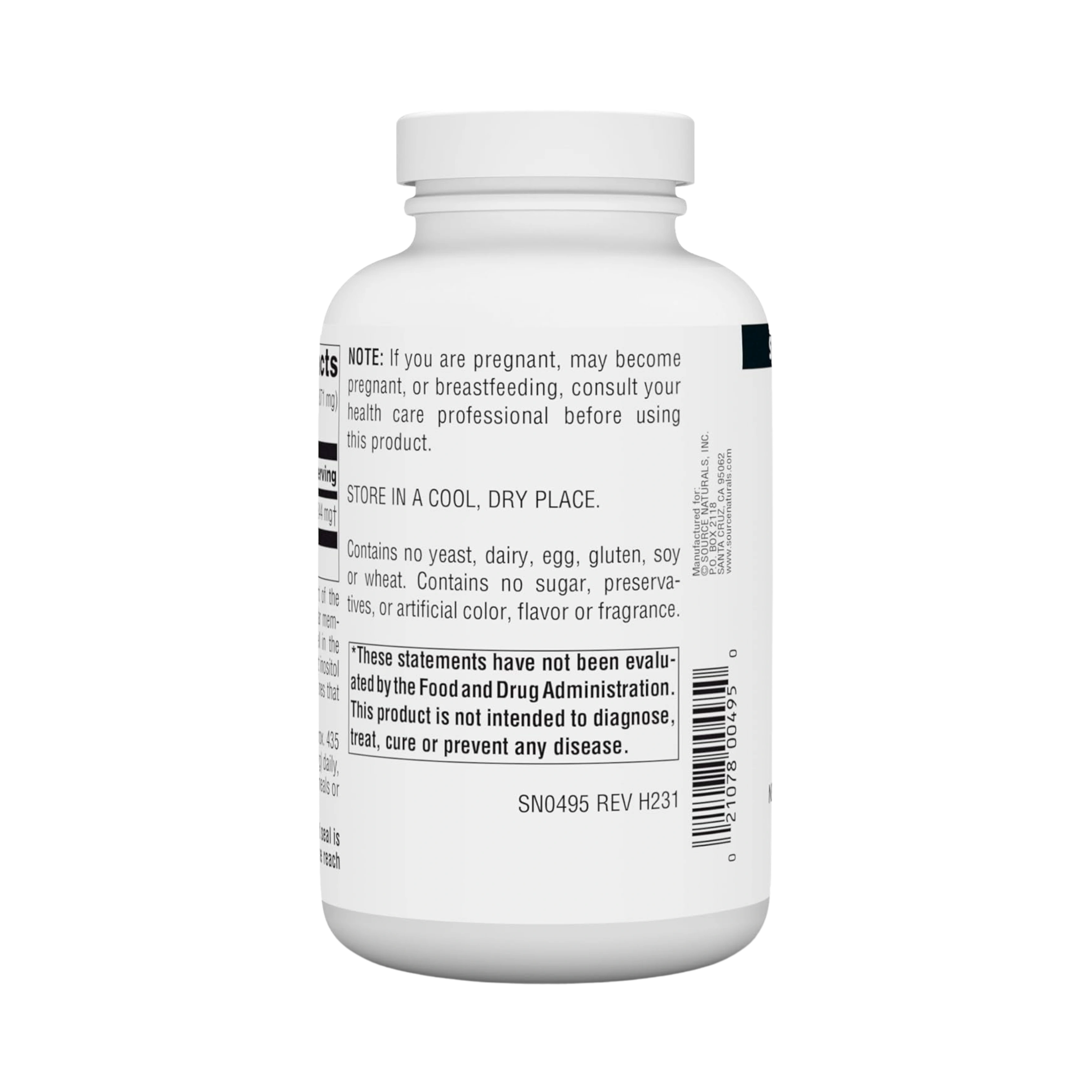 Source Naturals, Inositol, Pure 8 Oz Powder