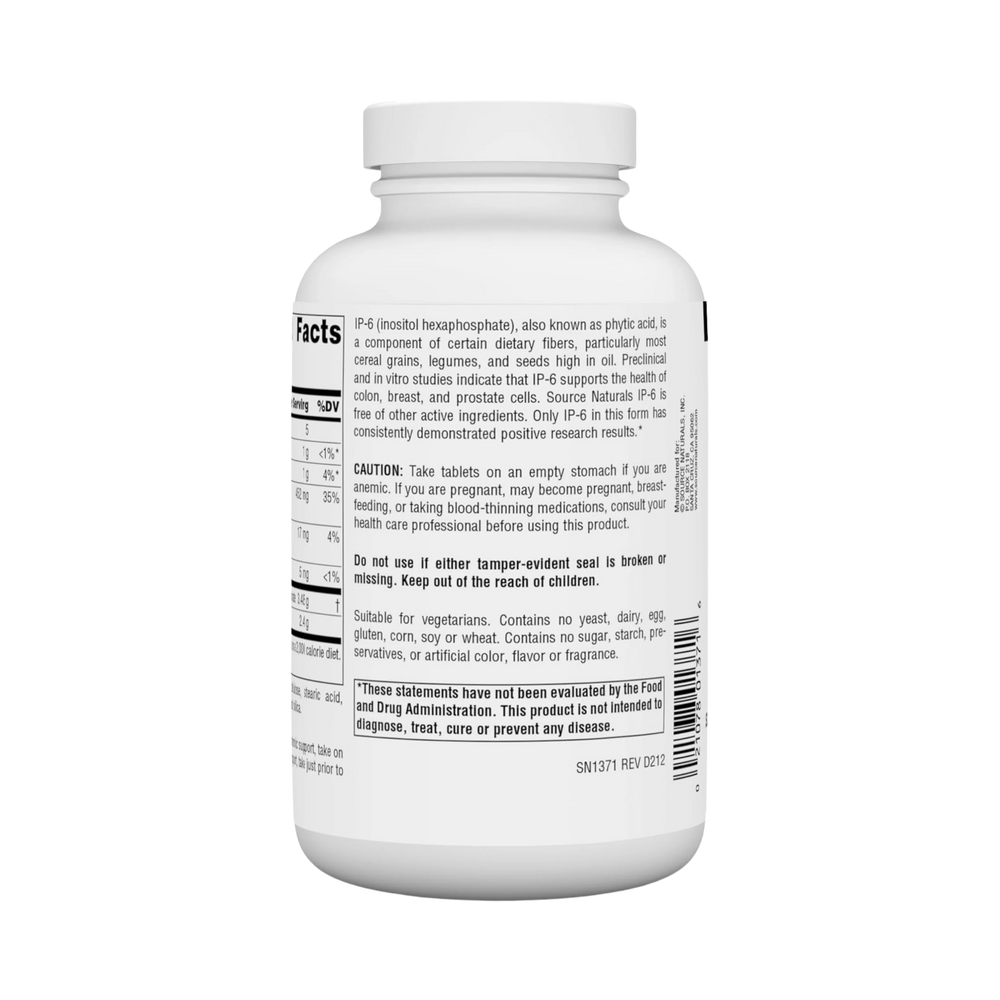 Source Naturals, IP-6, 800 Mg, 180 Tablets