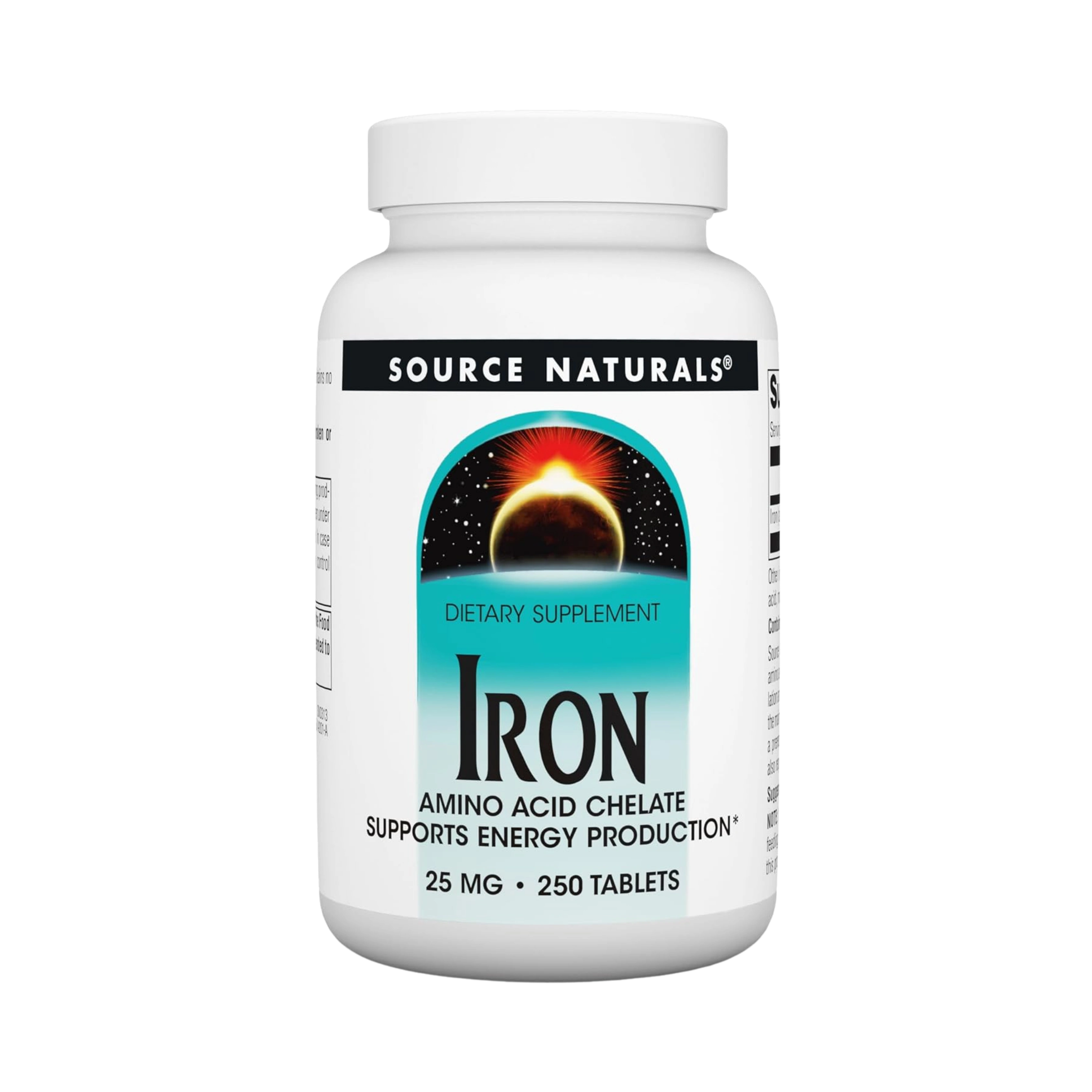 Source Naturals, Iron, 25 Mg, 250 Tablets