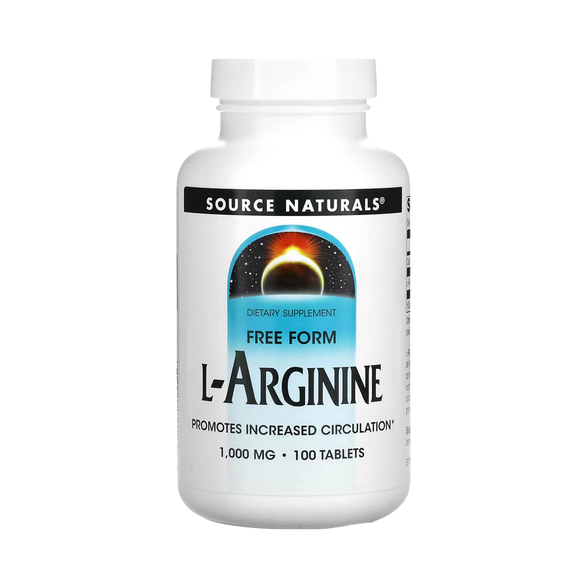 Source Naturals, L-Arginine, 1000 Mg, 100 Tablets