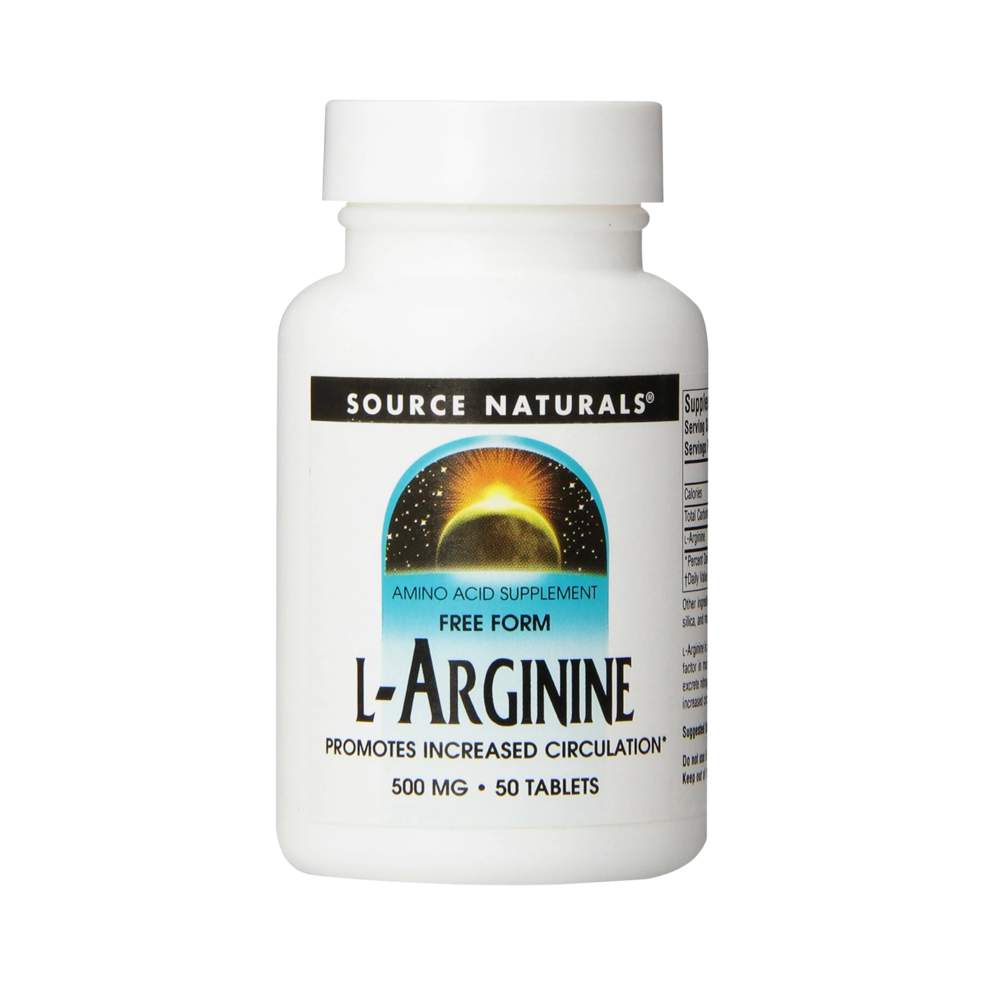 Source Naturals, L-Arginine, 500 Mg, 50 Tablets