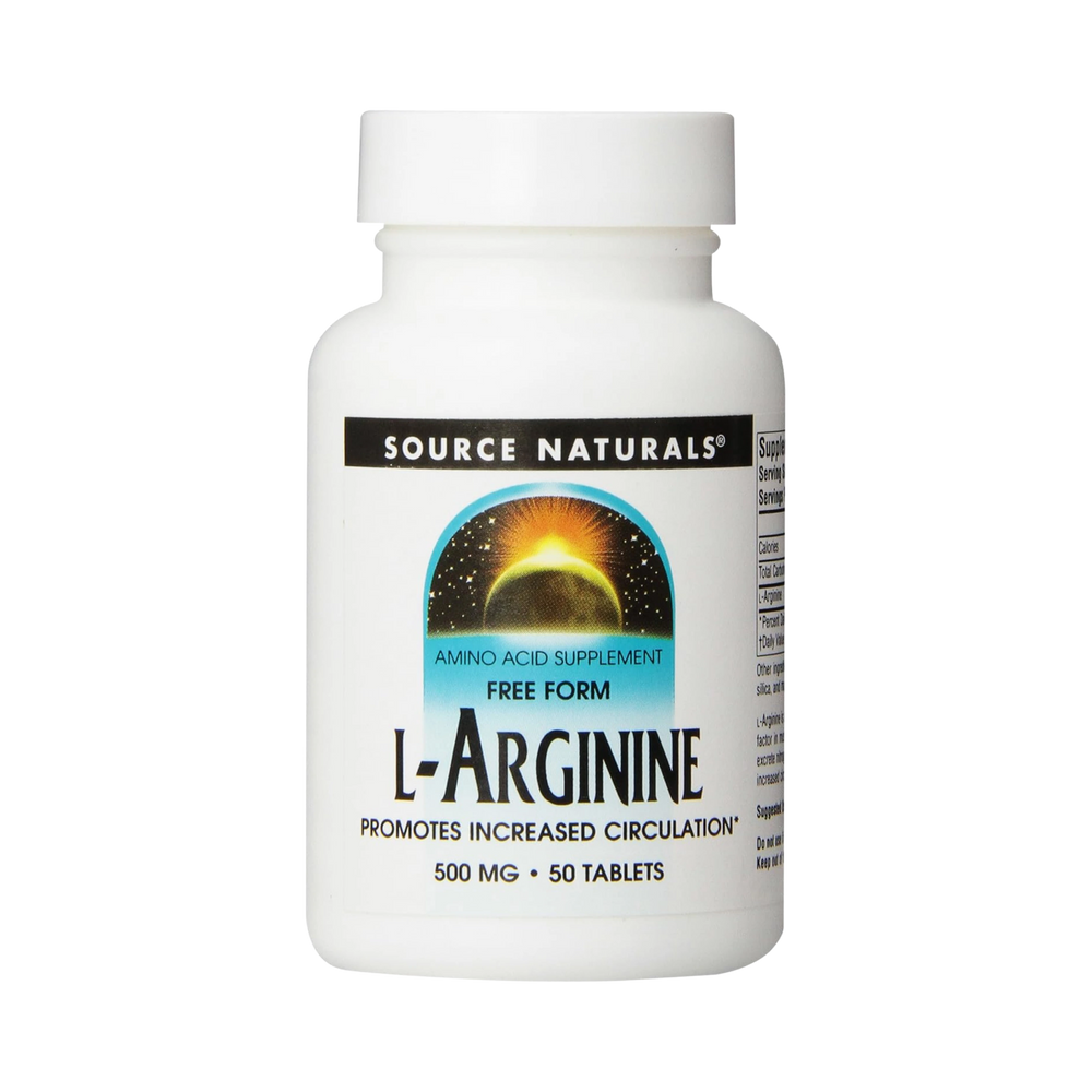 Source Naturals, L-Arginine, 500 Mg, 50 Tablets