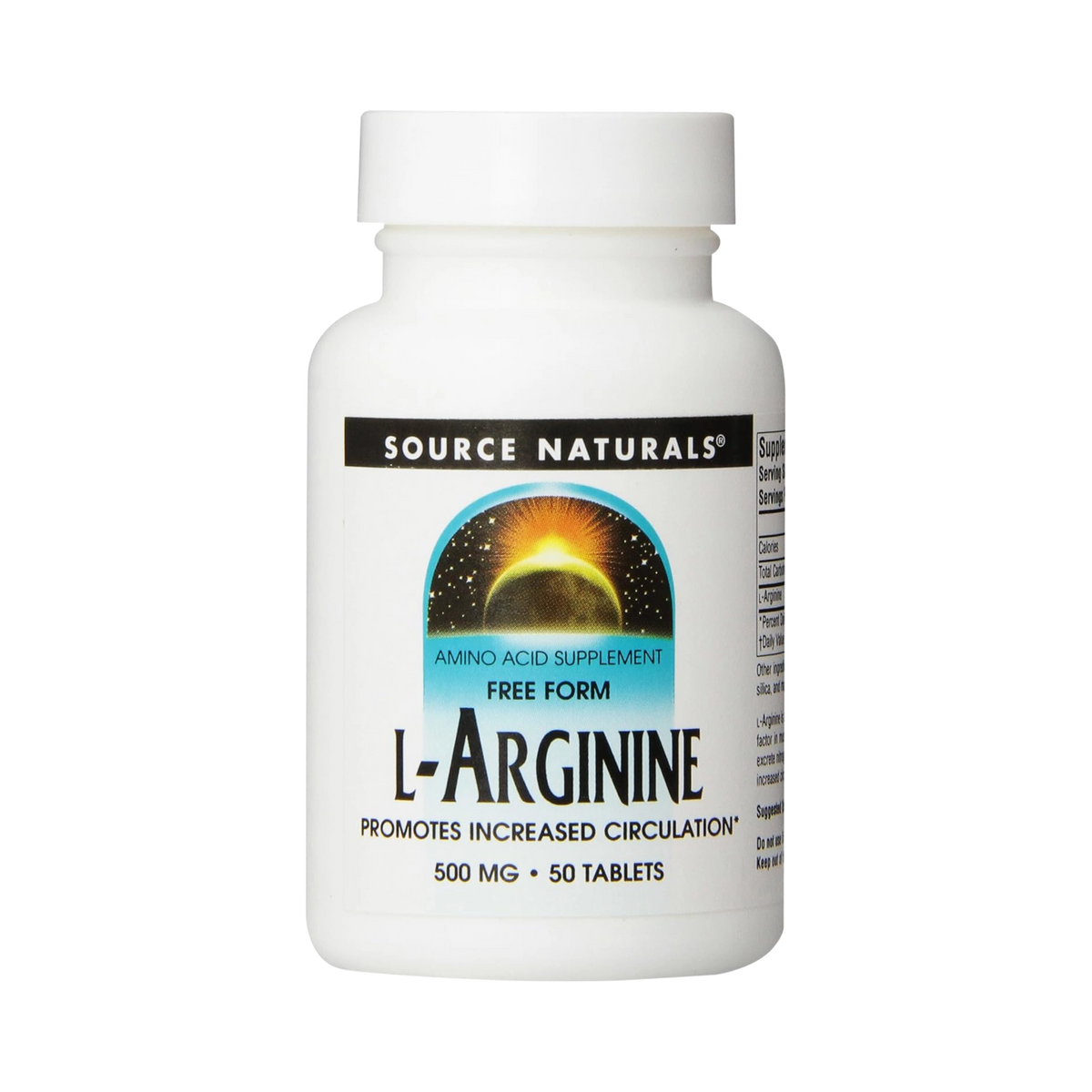 Source Naturals, L-Arginine, 500 Mg, 50 Tablets