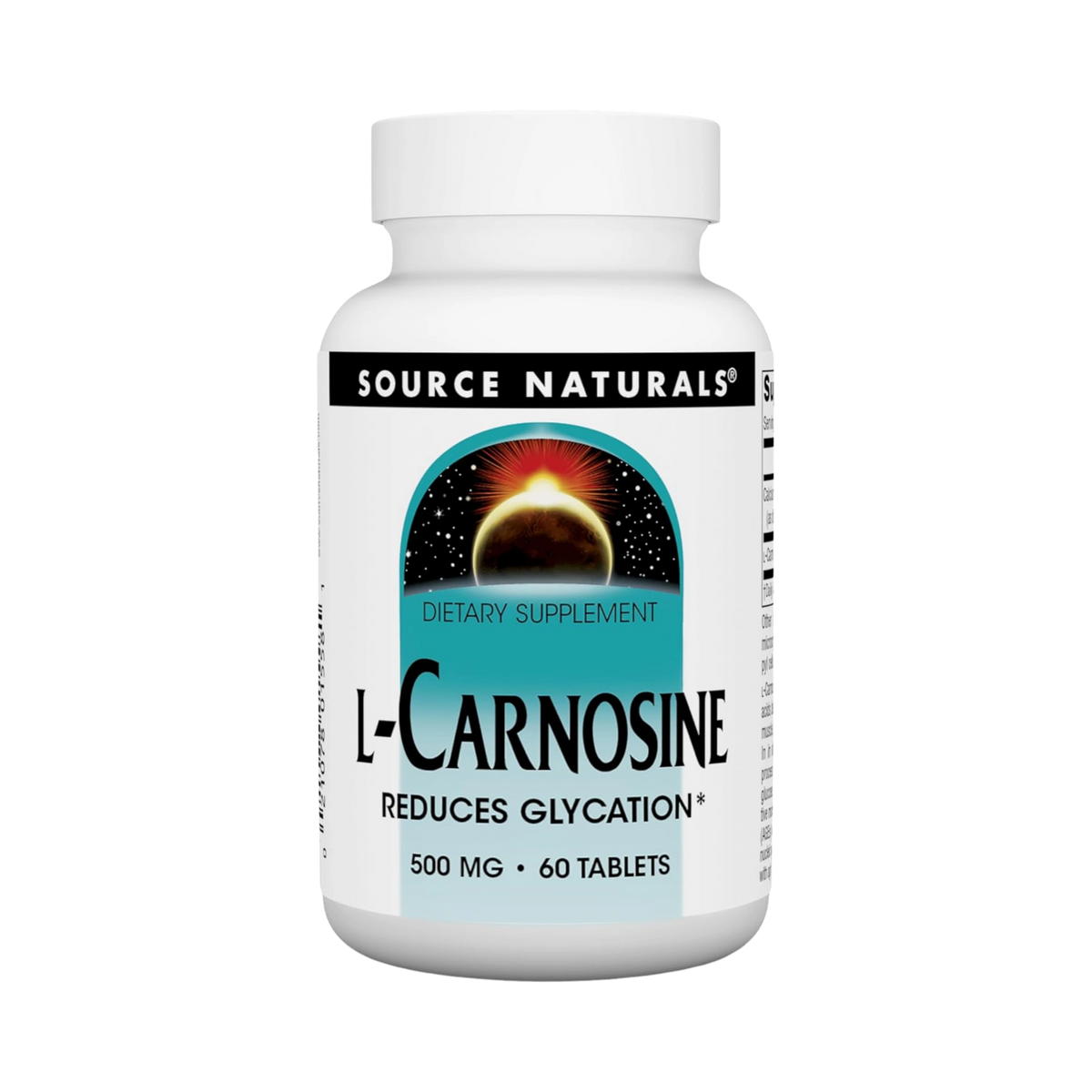 Source Naturals, L-Carnosine, 500 Mg, 60 Tablets