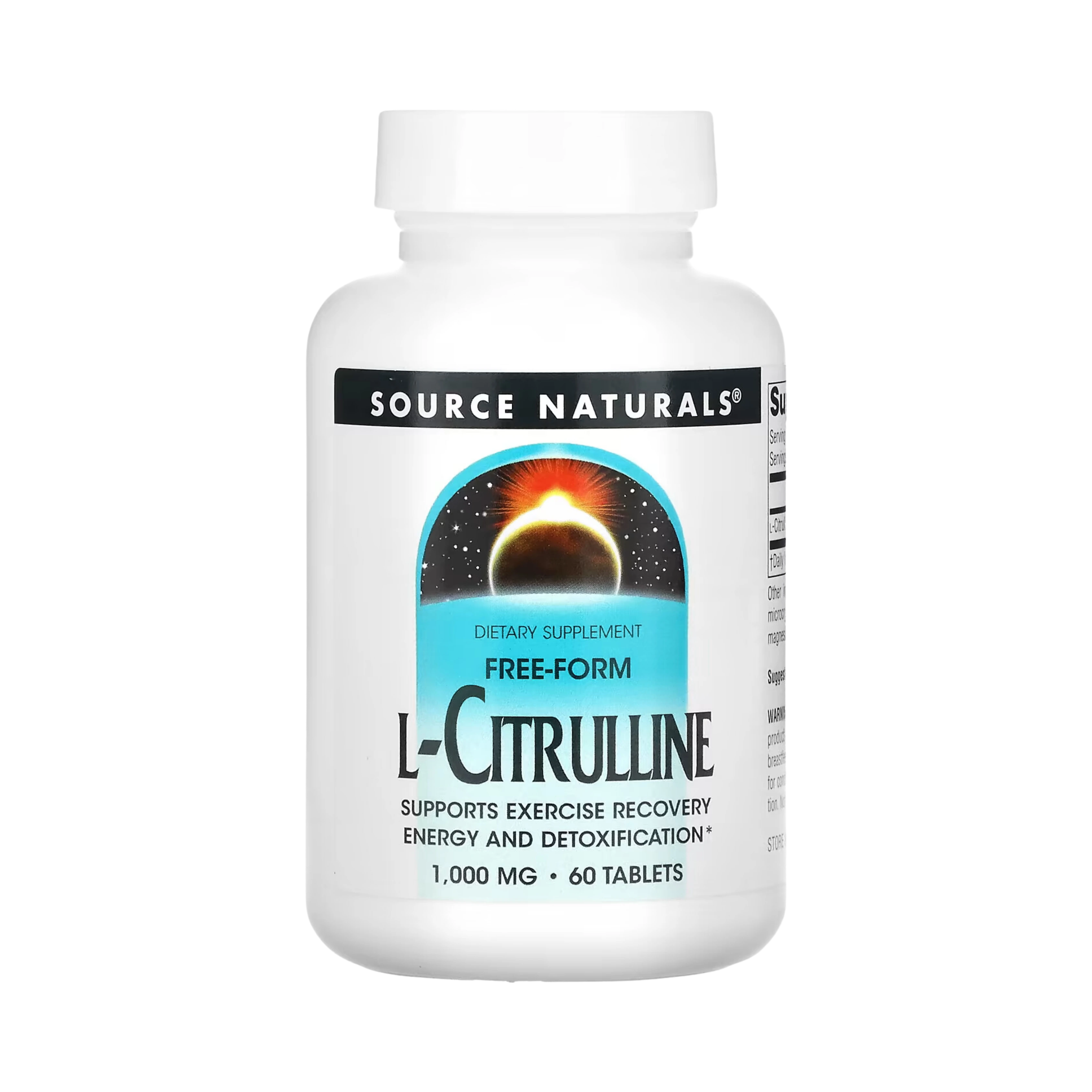 Source Naturals, L-Citrulline, 1000 Mg, 60 Tablets