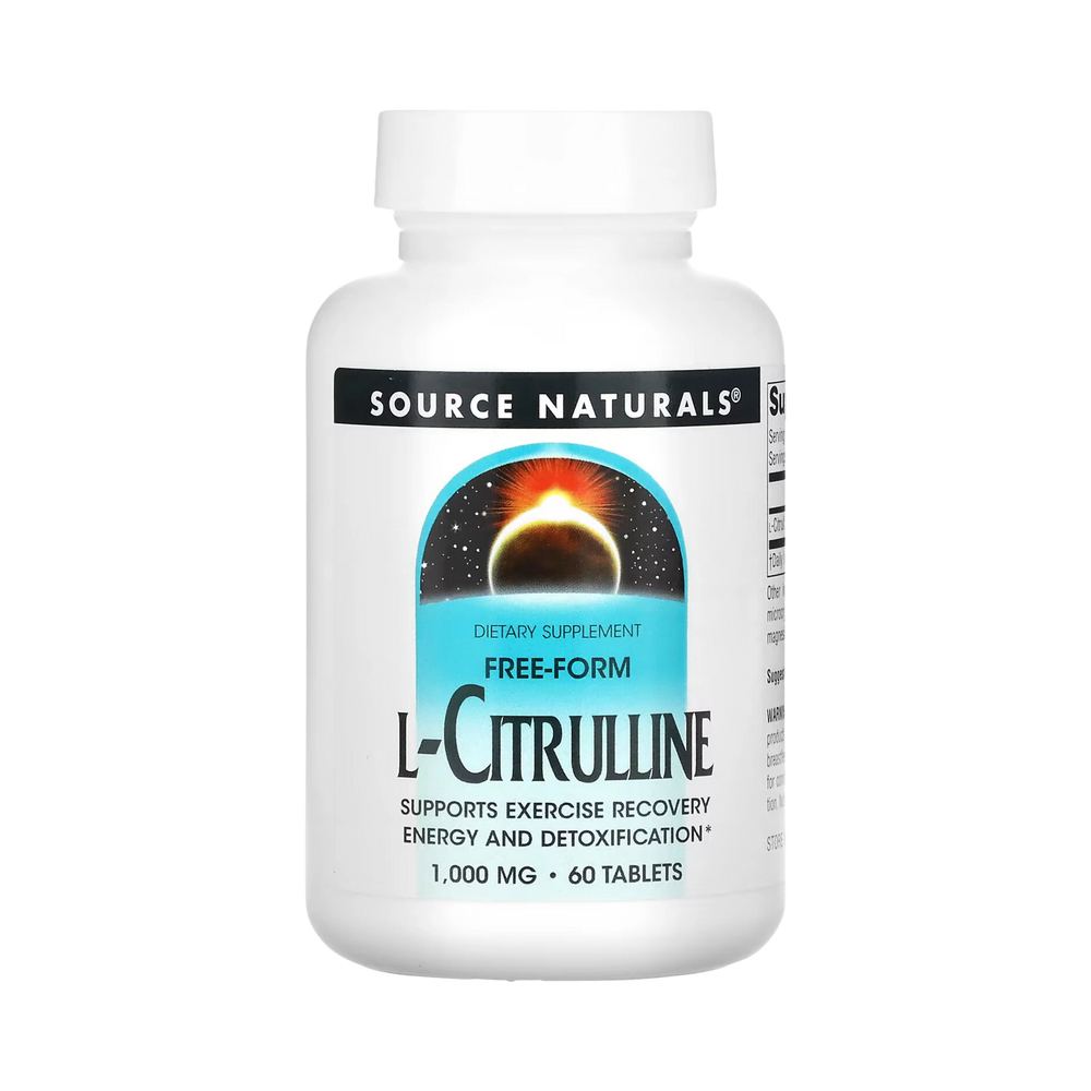 Source Naturals, L-Citrulline, 1000 Mg, 60 Tablets