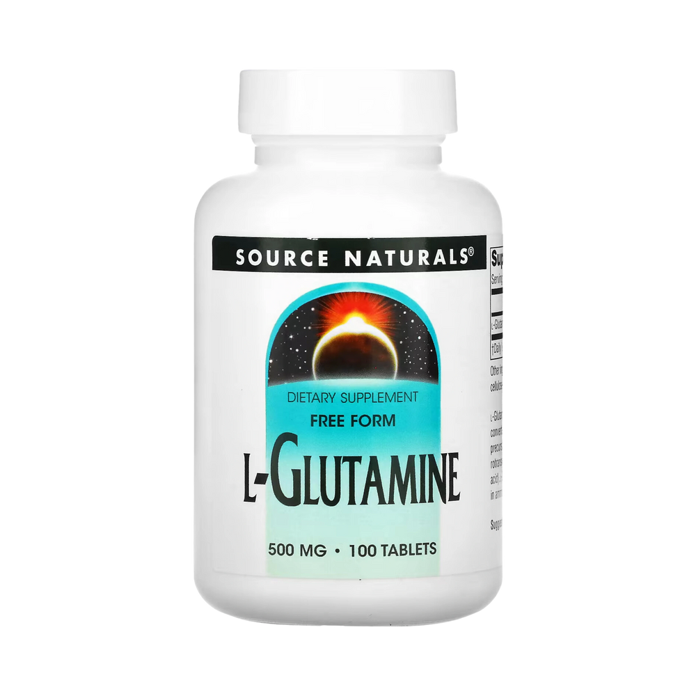 Source Naturals, L-Glutamine, 500 Mg, 100 Capsules