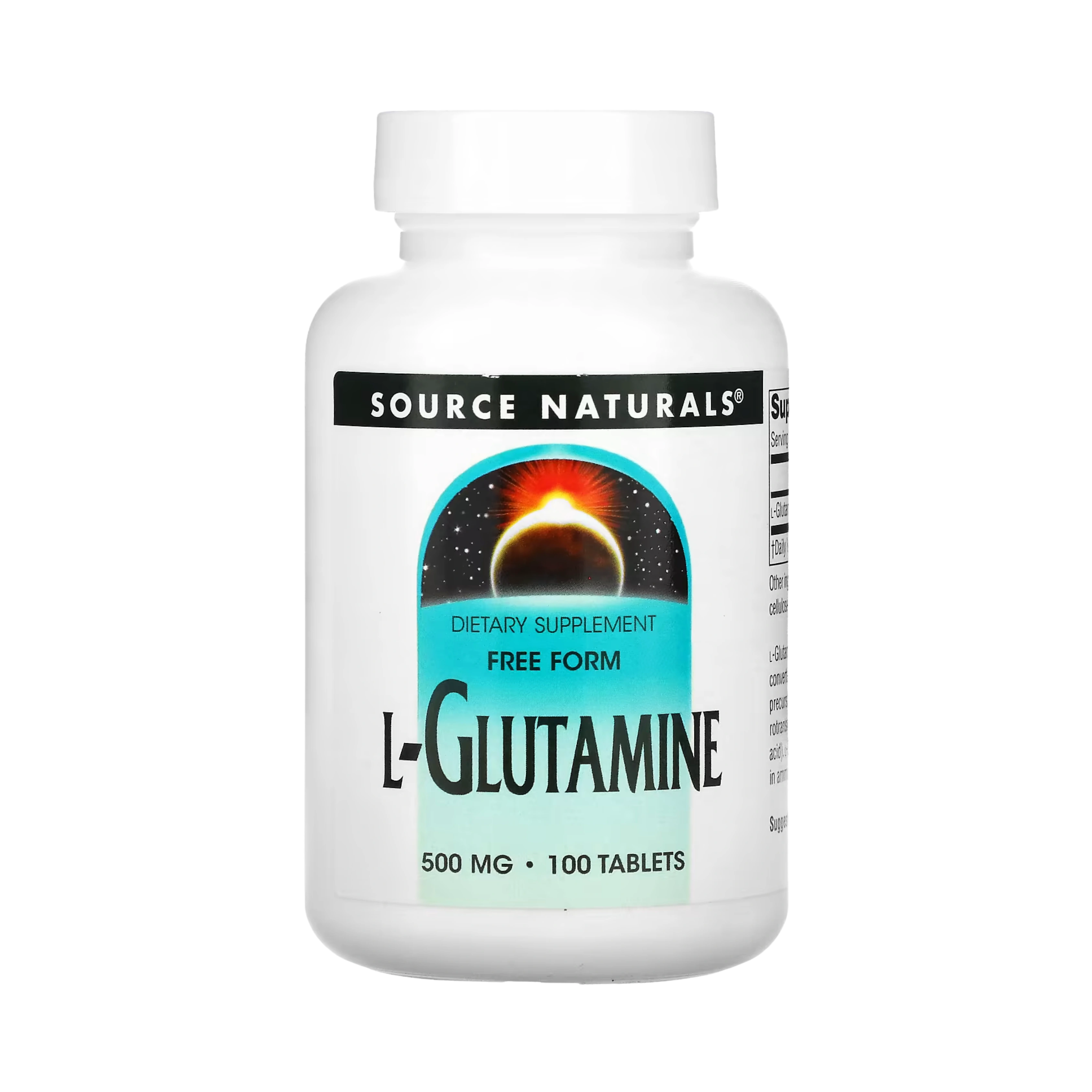 Source Naturals, L-Glutamine, 500 Mg, 100 Tablets