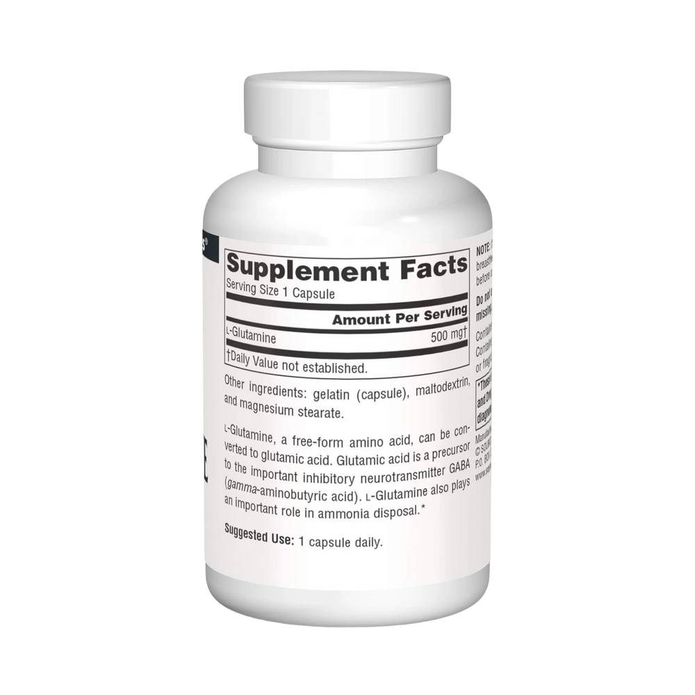 Source Naturals, L-Glutamine, 500 Mg, 50 Tablets