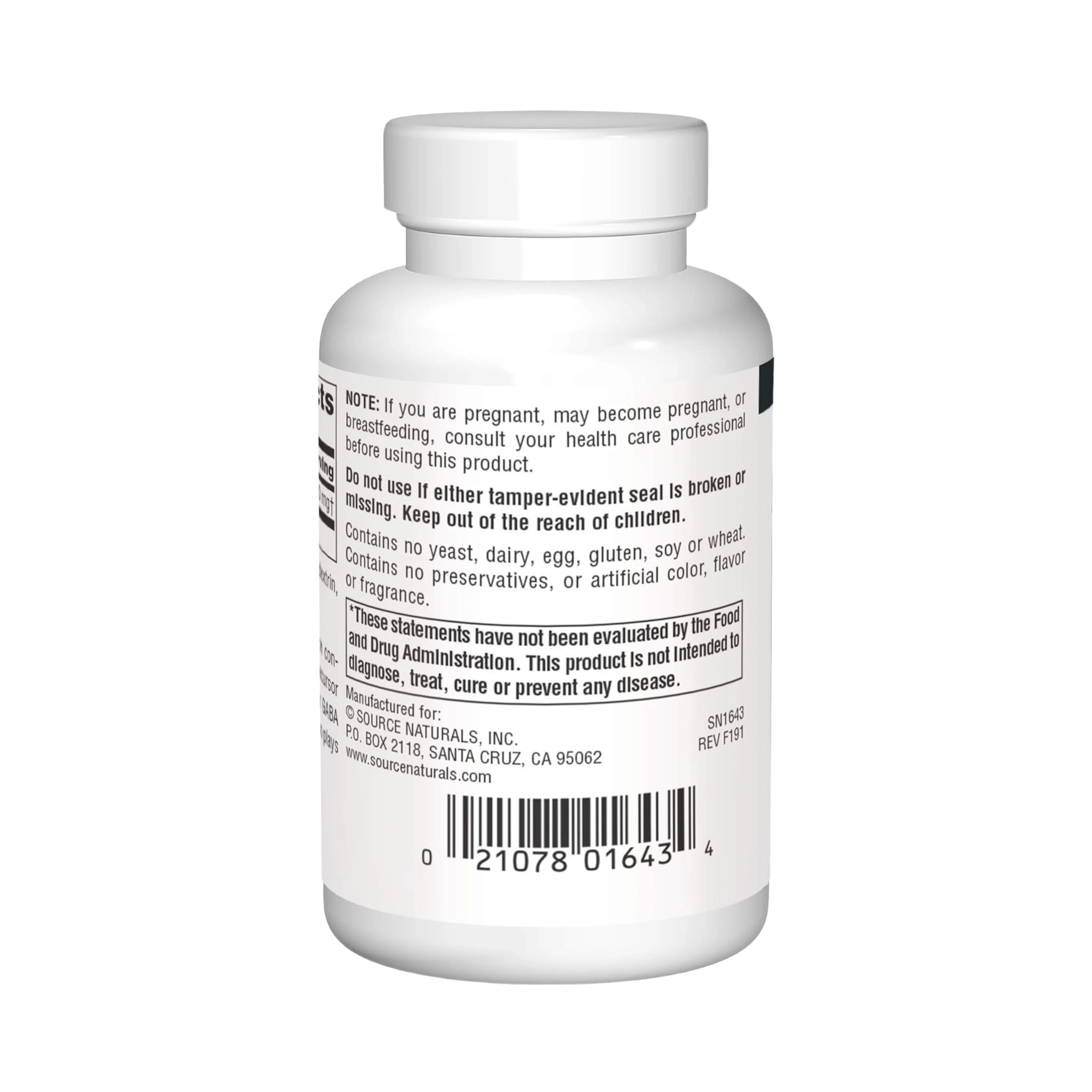 Source Naturals, L-Glutamine, 500 Mg, 50 Tablets