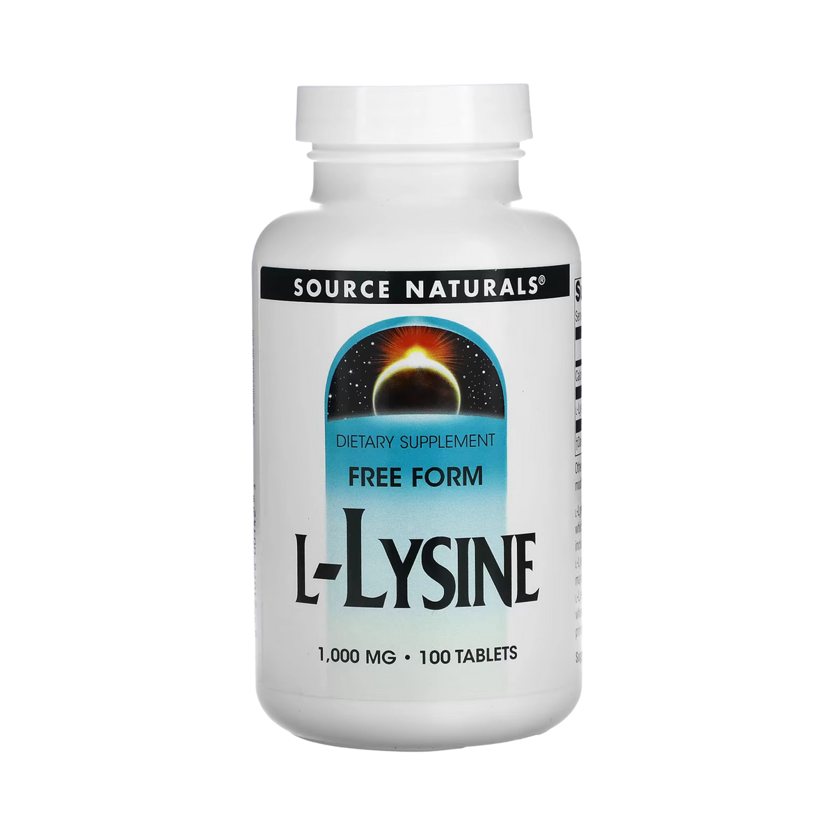 Source Naturals, L-Lysine, 1000 Mg, 100 Tablets