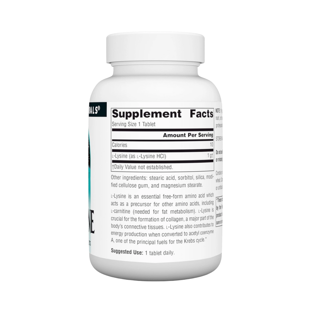 Source Naturals, L-Lysine, 1000 Mg, 50 Tablets