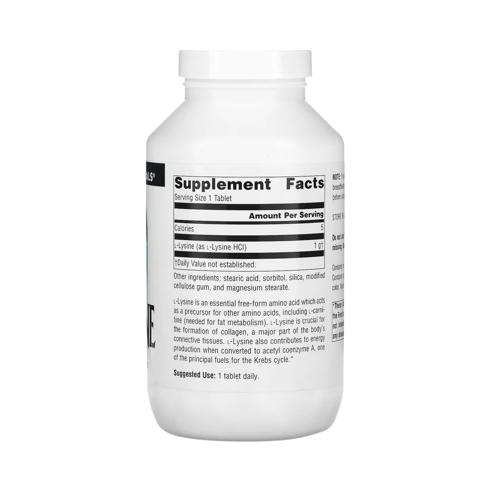Source Naturals, L-Lysine, 200 Tablet